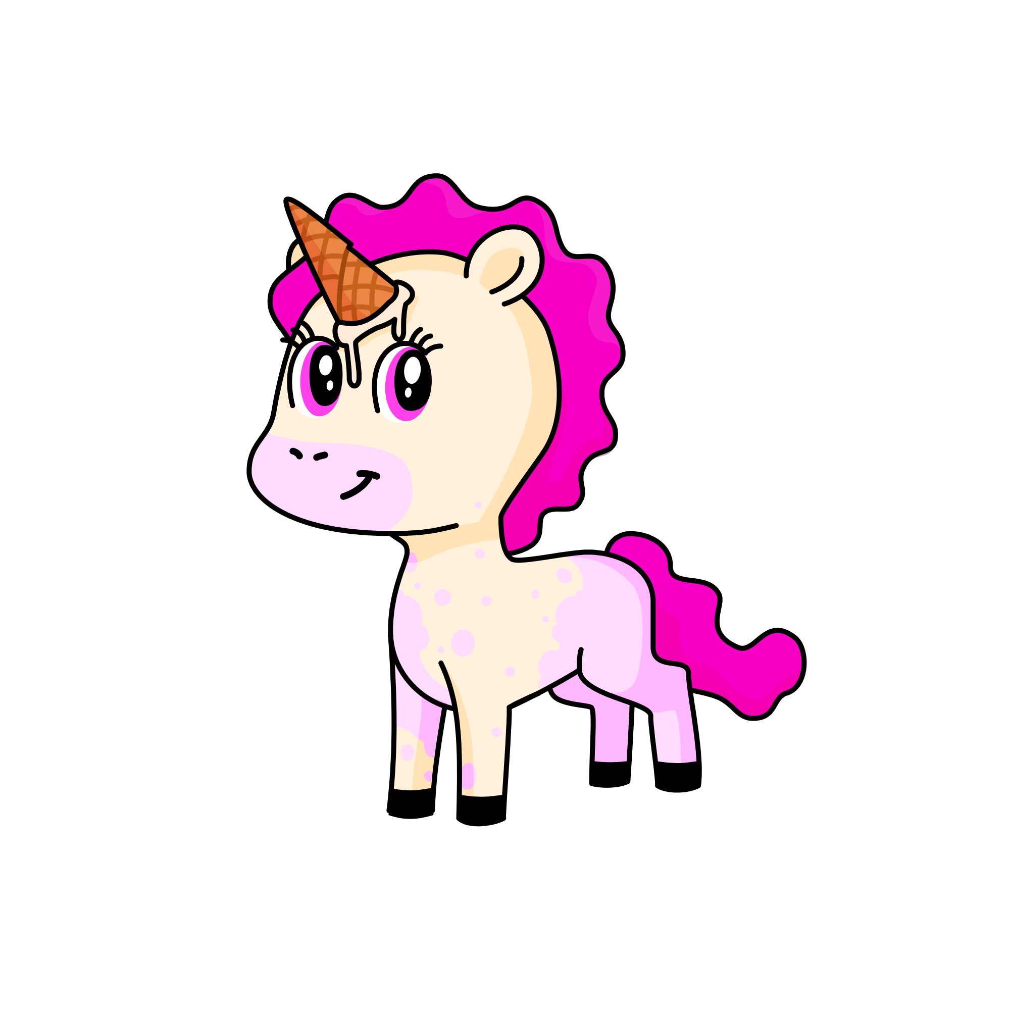 Ice, the unicorn