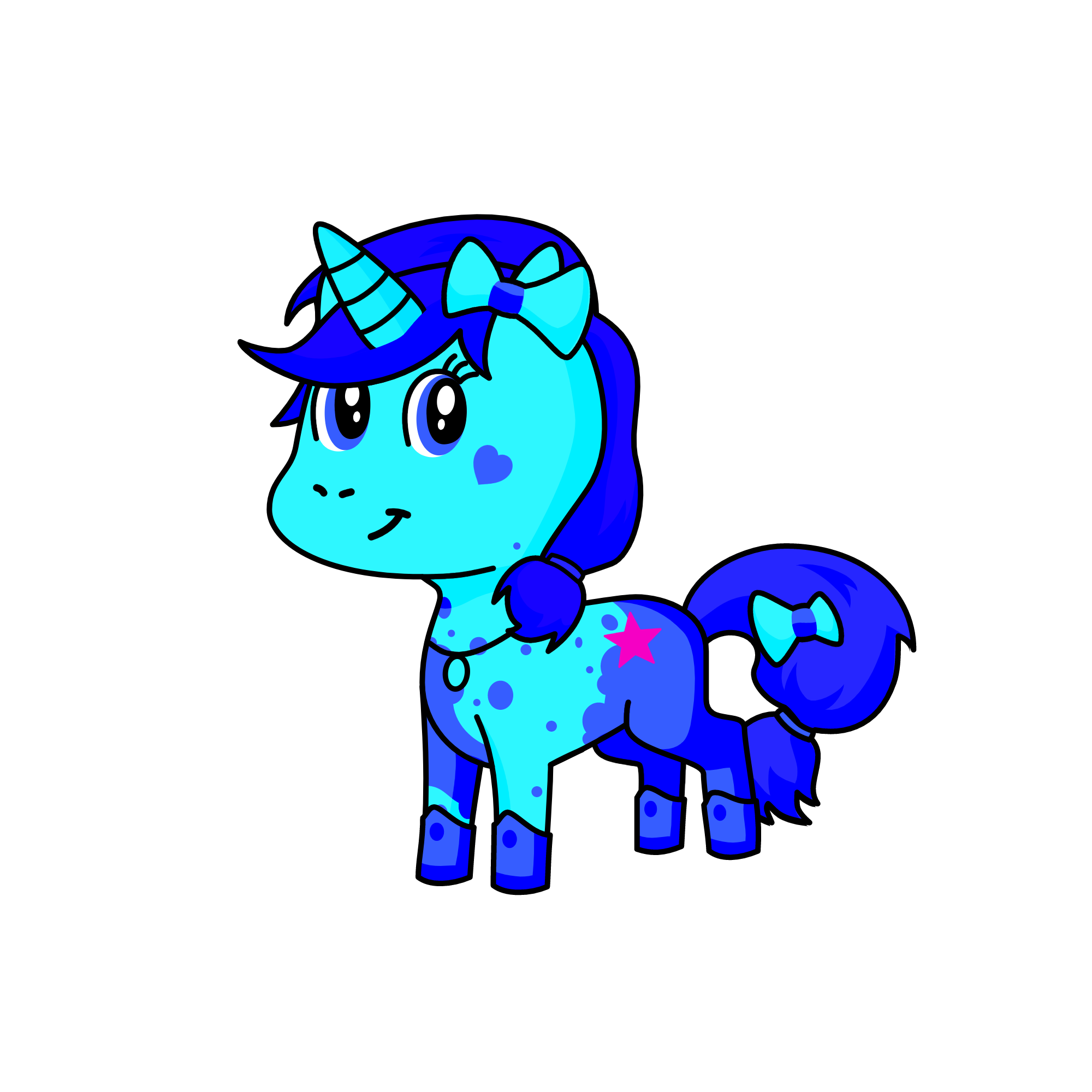 Daughter of the king and queen , the unicorn