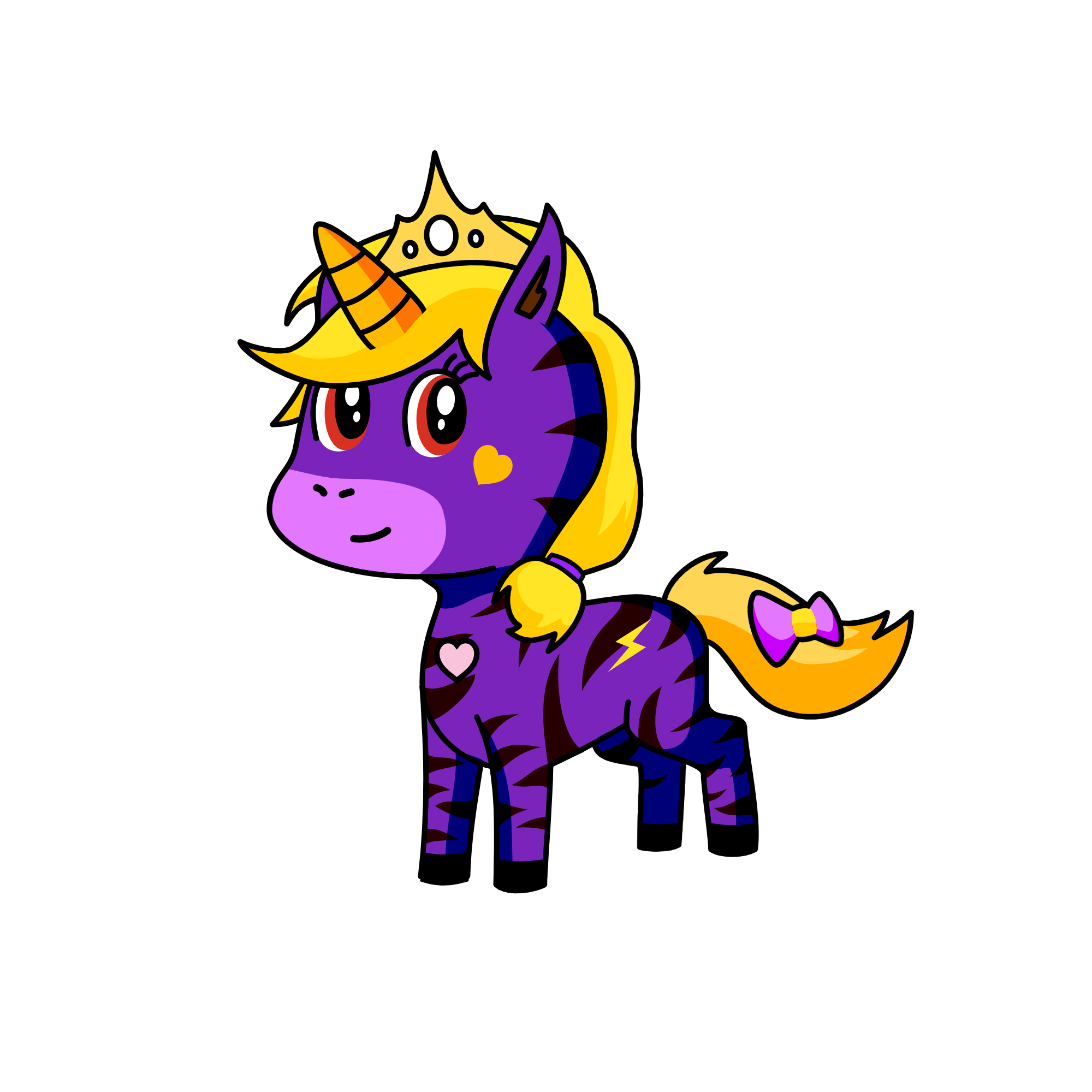 Moonlight, the unicorn