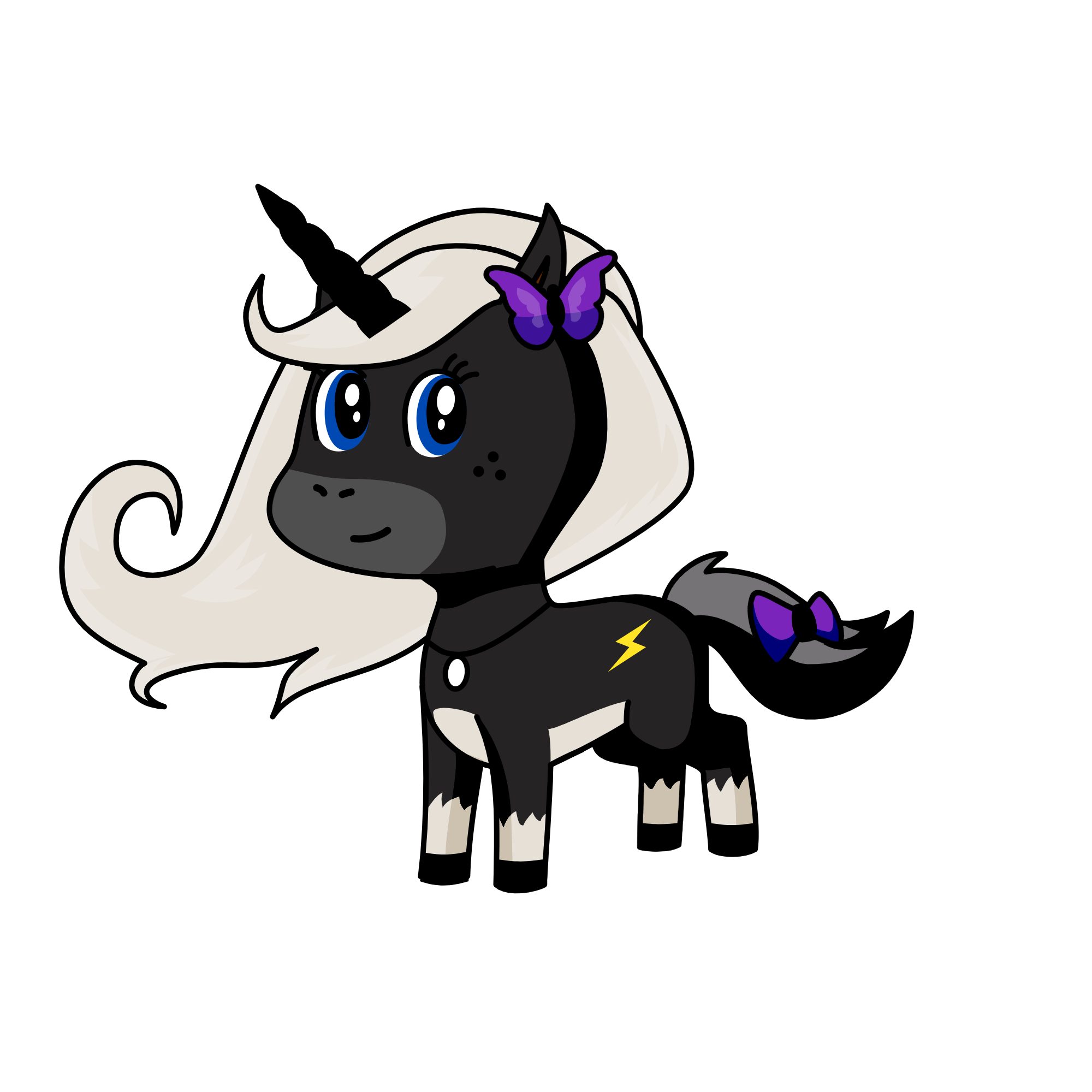 Midnight, the unicorn