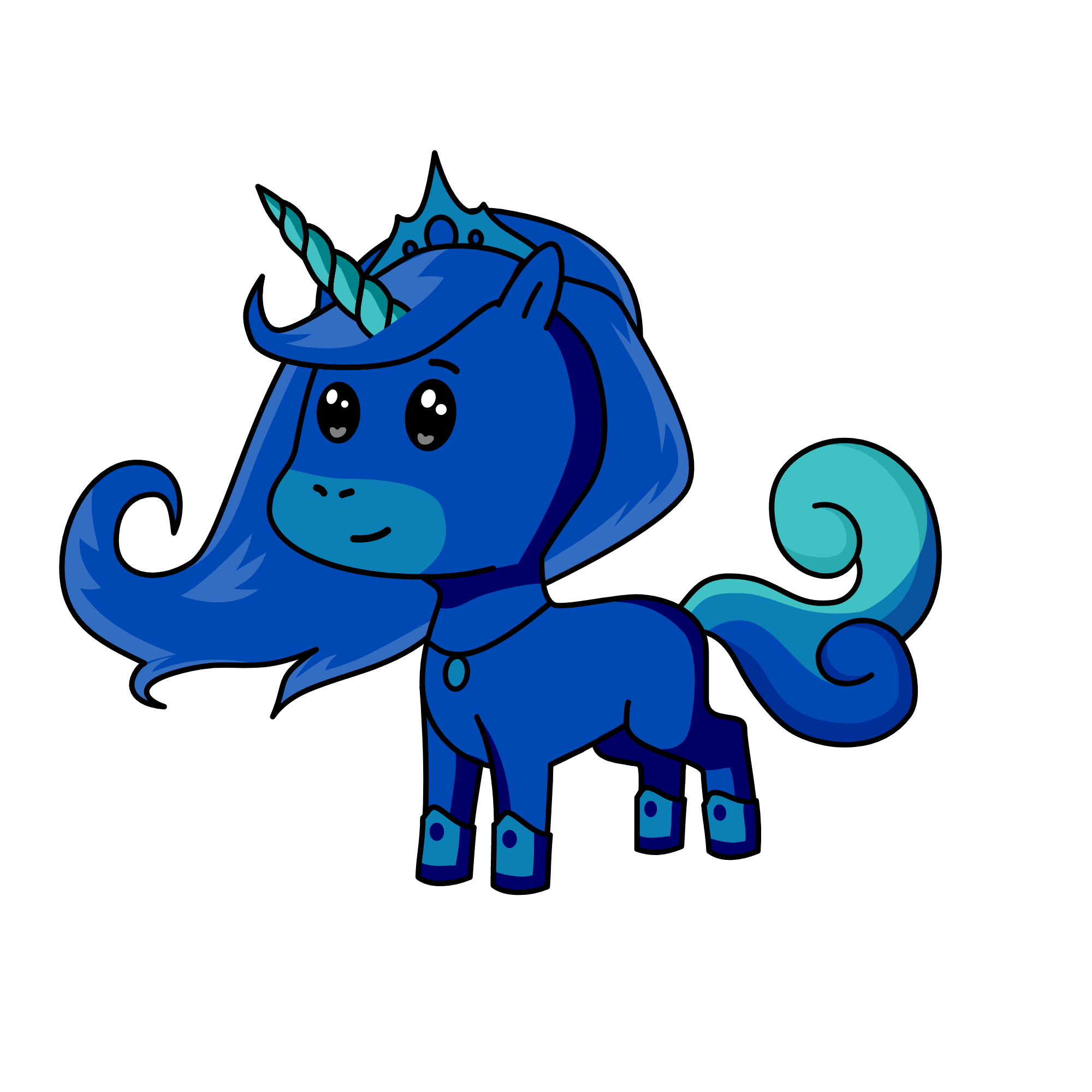 Dark Princess, the unicorn
