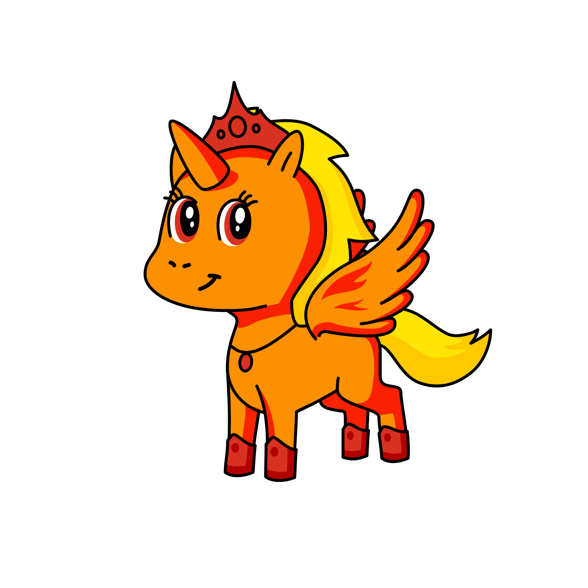 sun's child hood, the unicorn