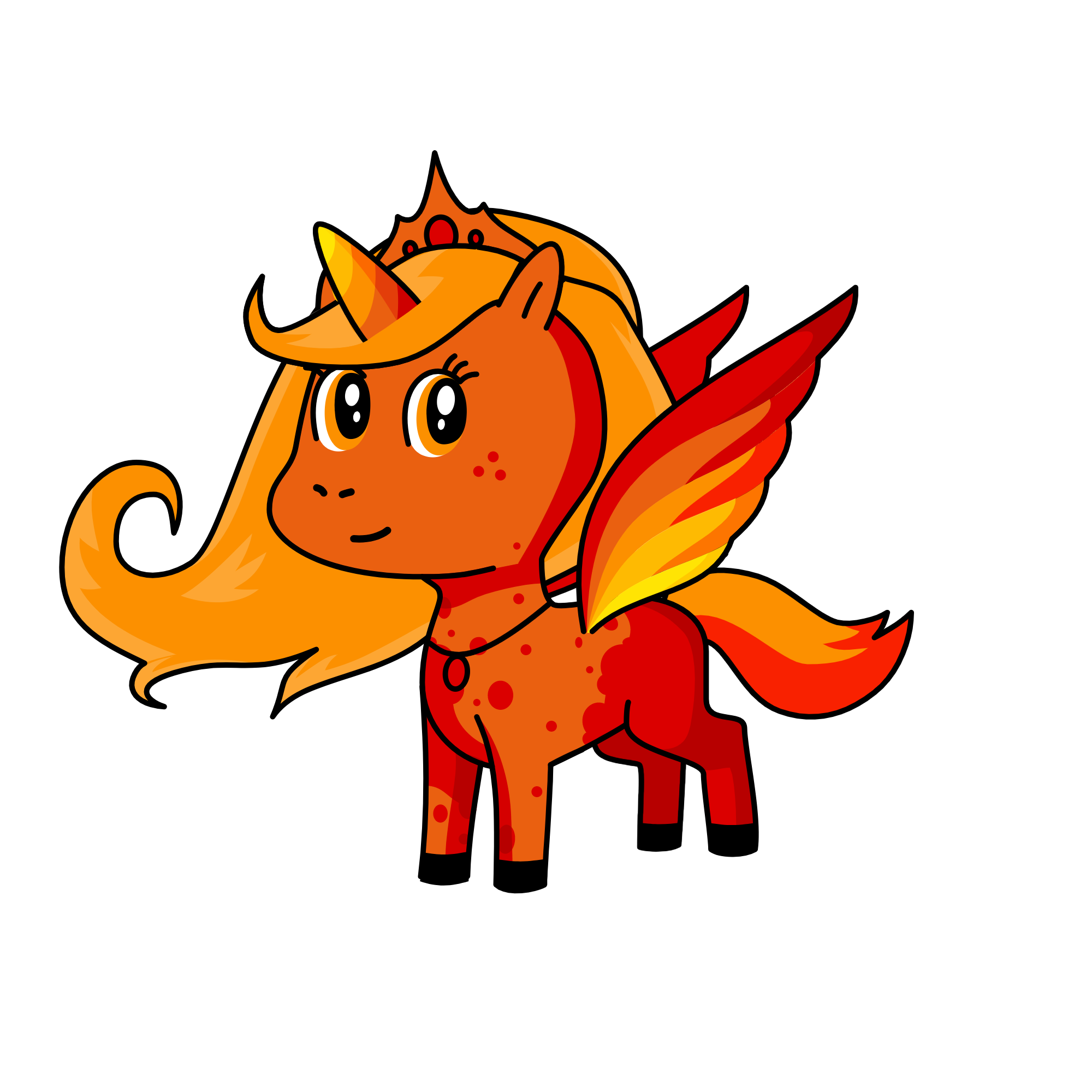 princess Ember, the unicorn