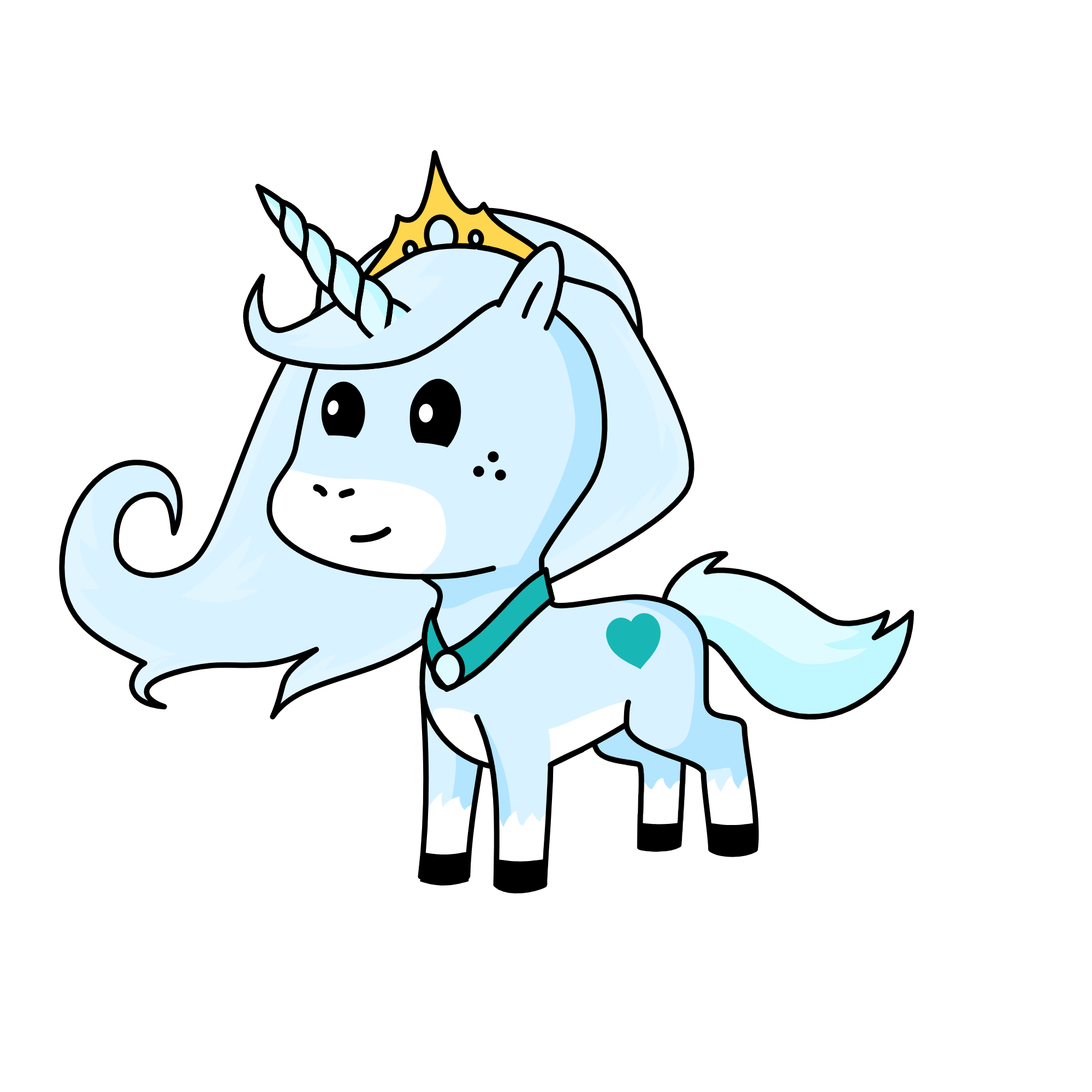 Winter, the unicorn