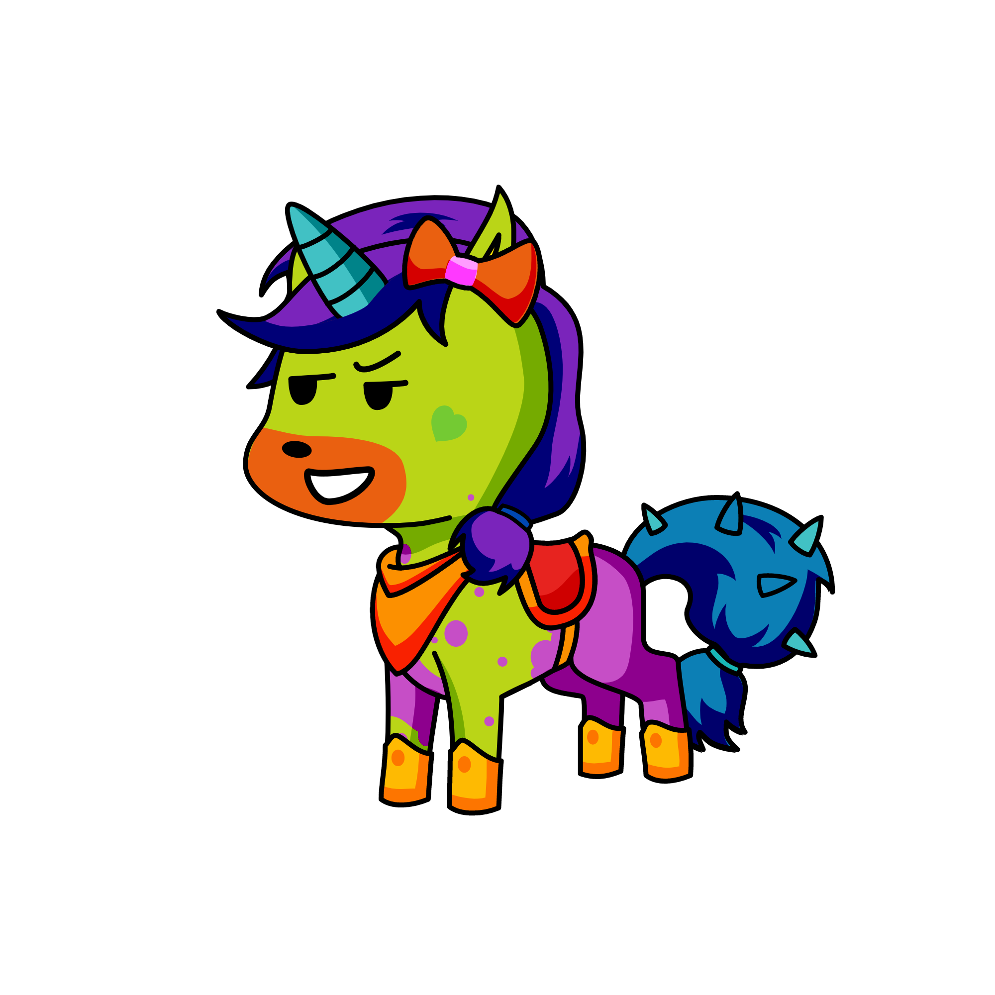 cowboy, the unicorn