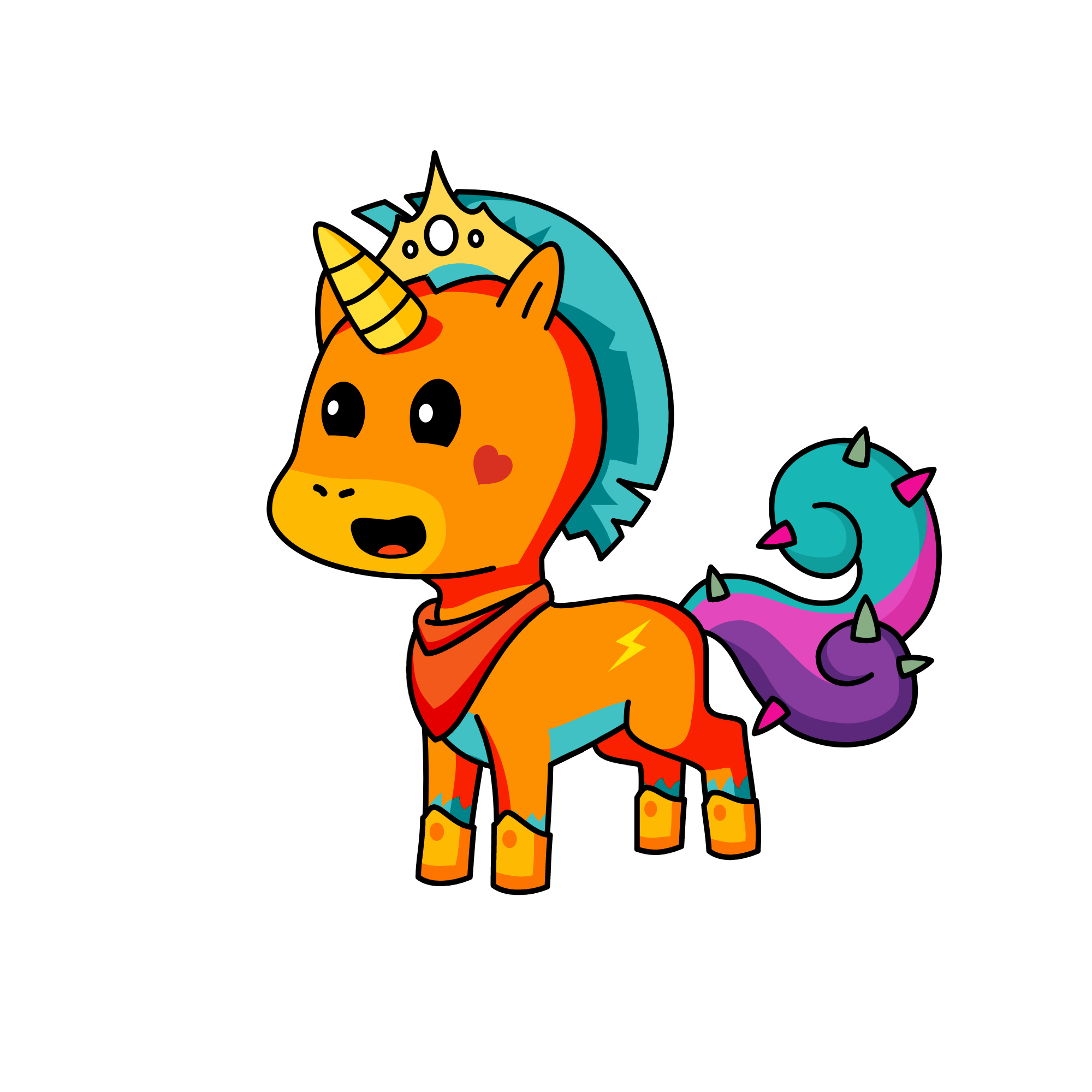 Prince Eric, the unicorn