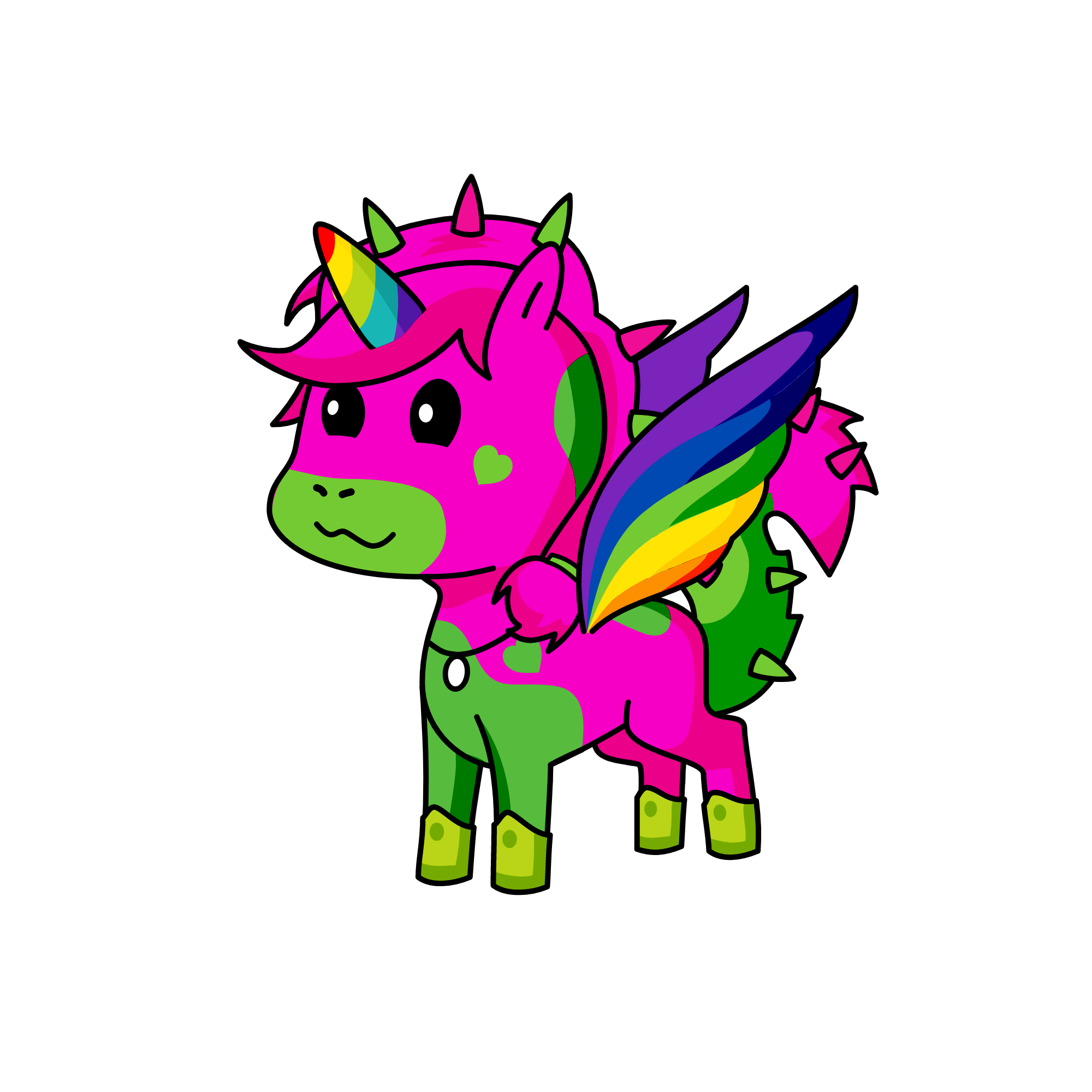 Go to about, then scroll down there you will find wings easy right! , the unicorn