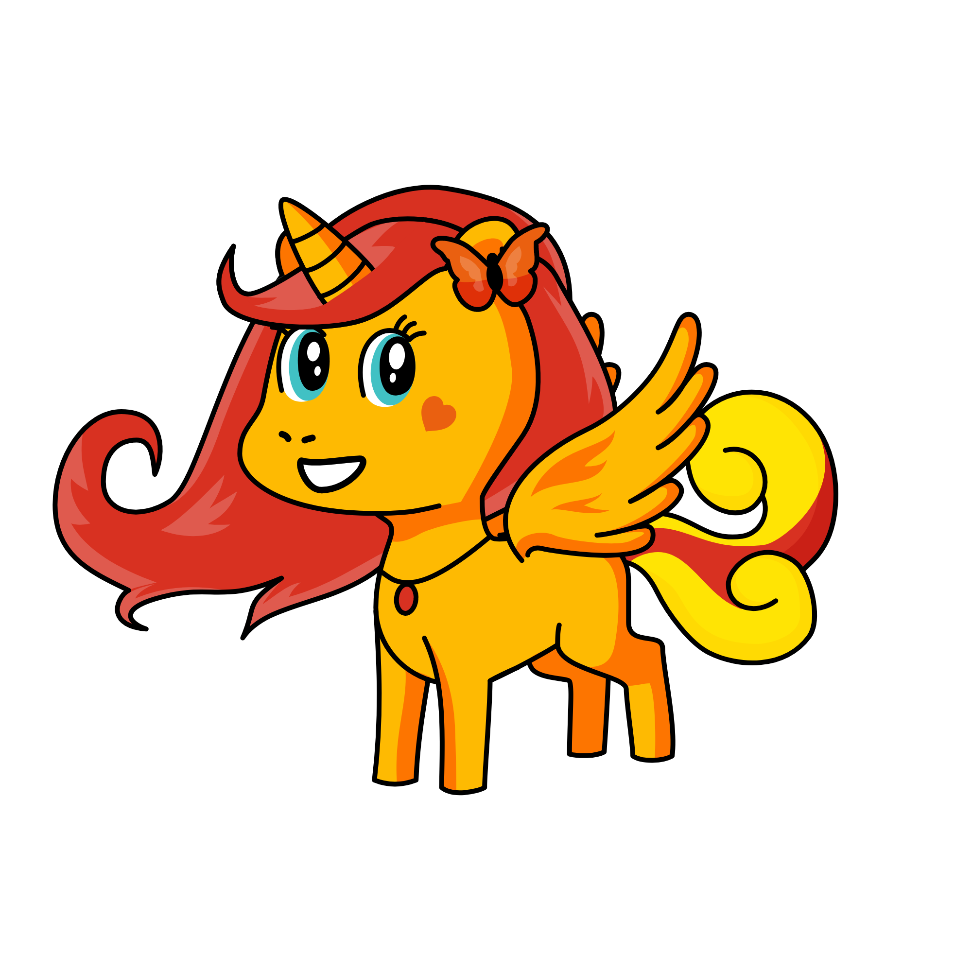 Sunset Shimmer, the unicorn