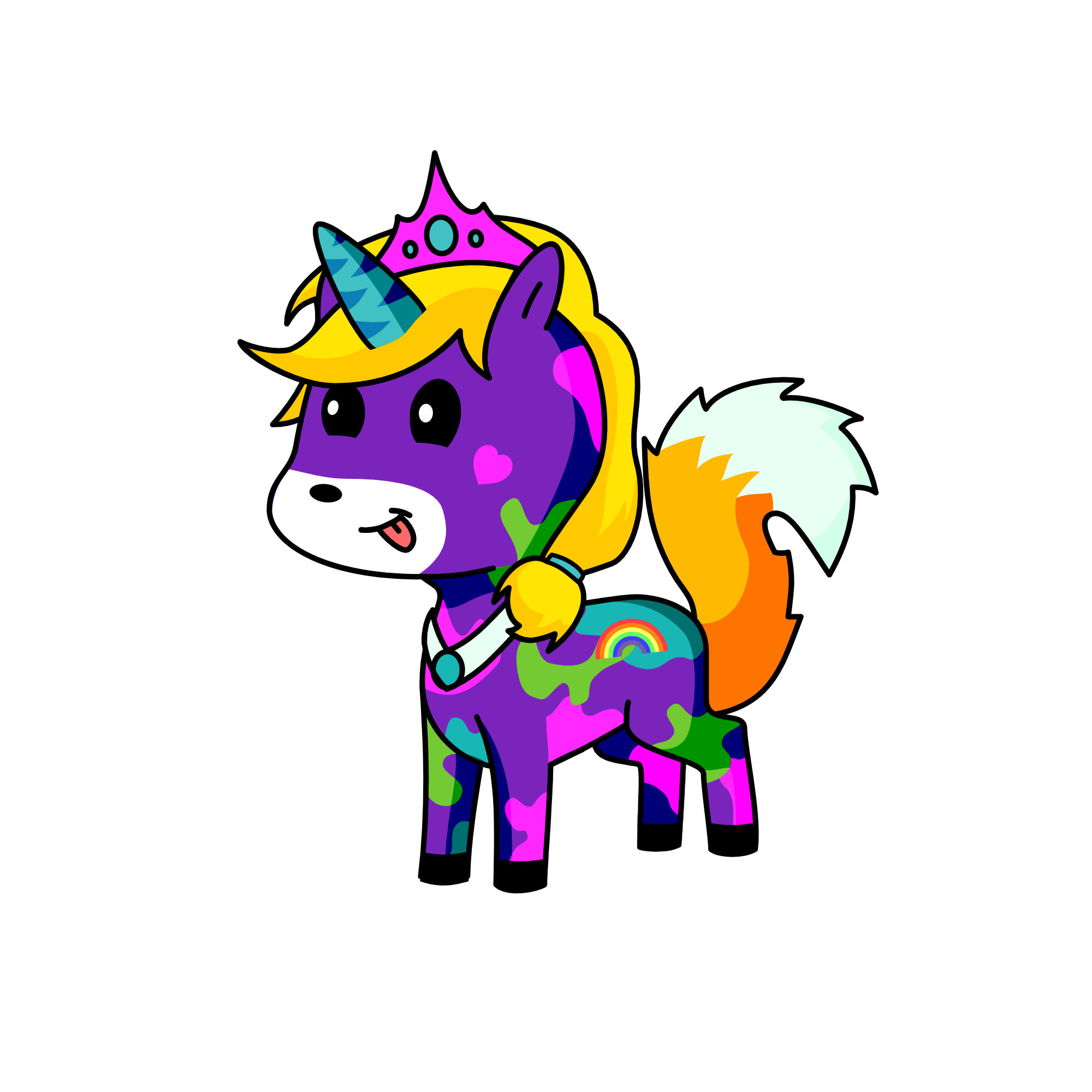 freyjacorn, the unicorn