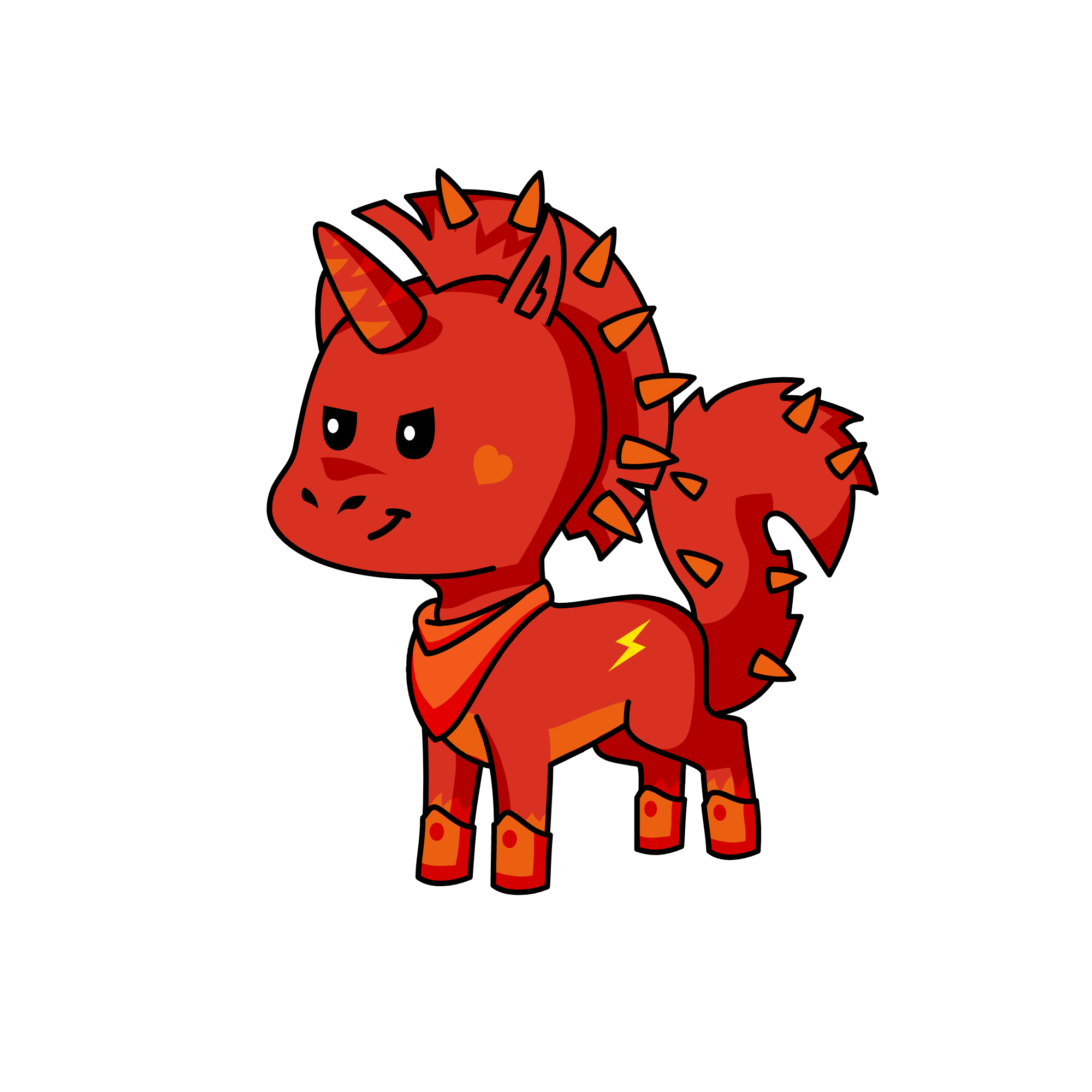 Dash, the unicorn