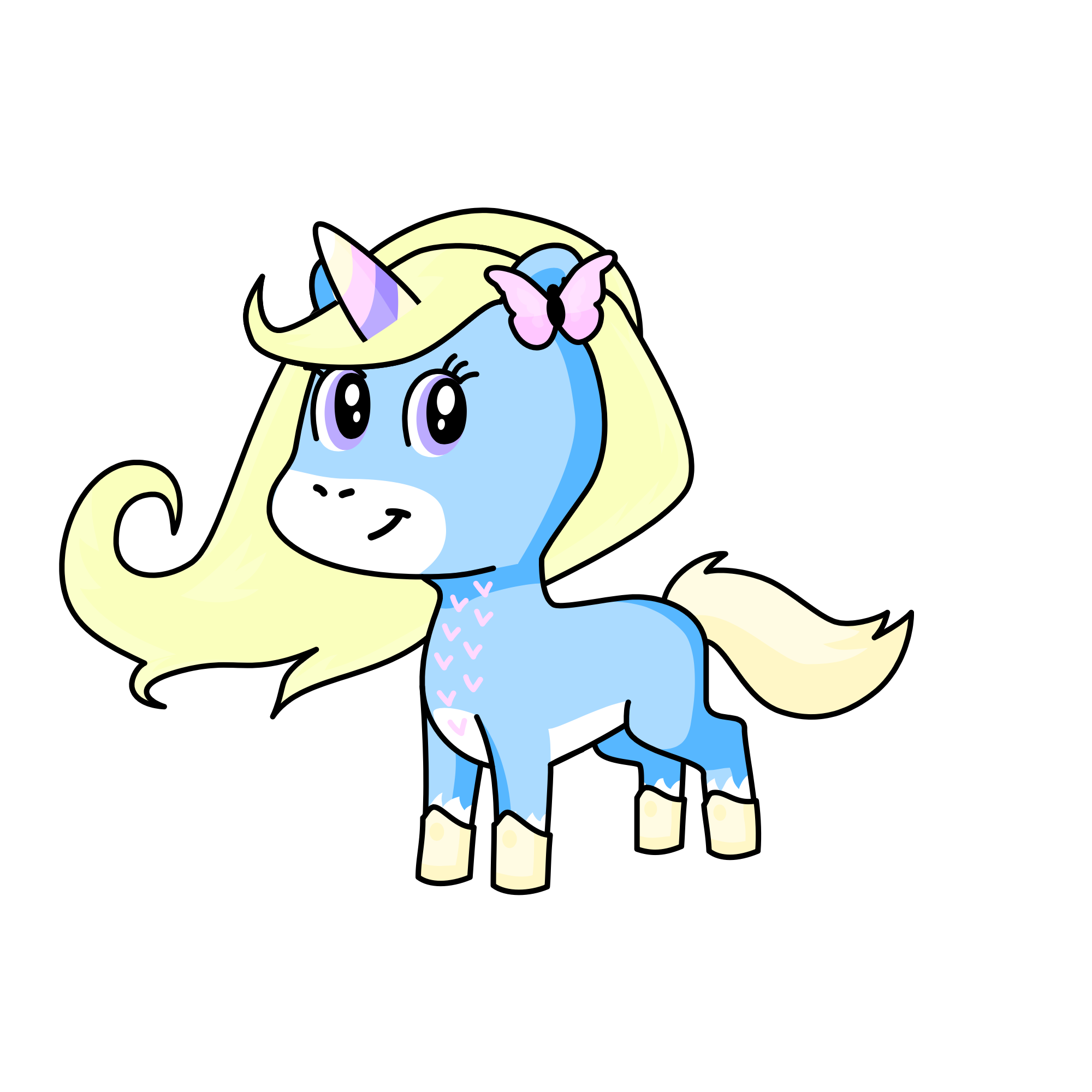 Sapphire , the unicorn