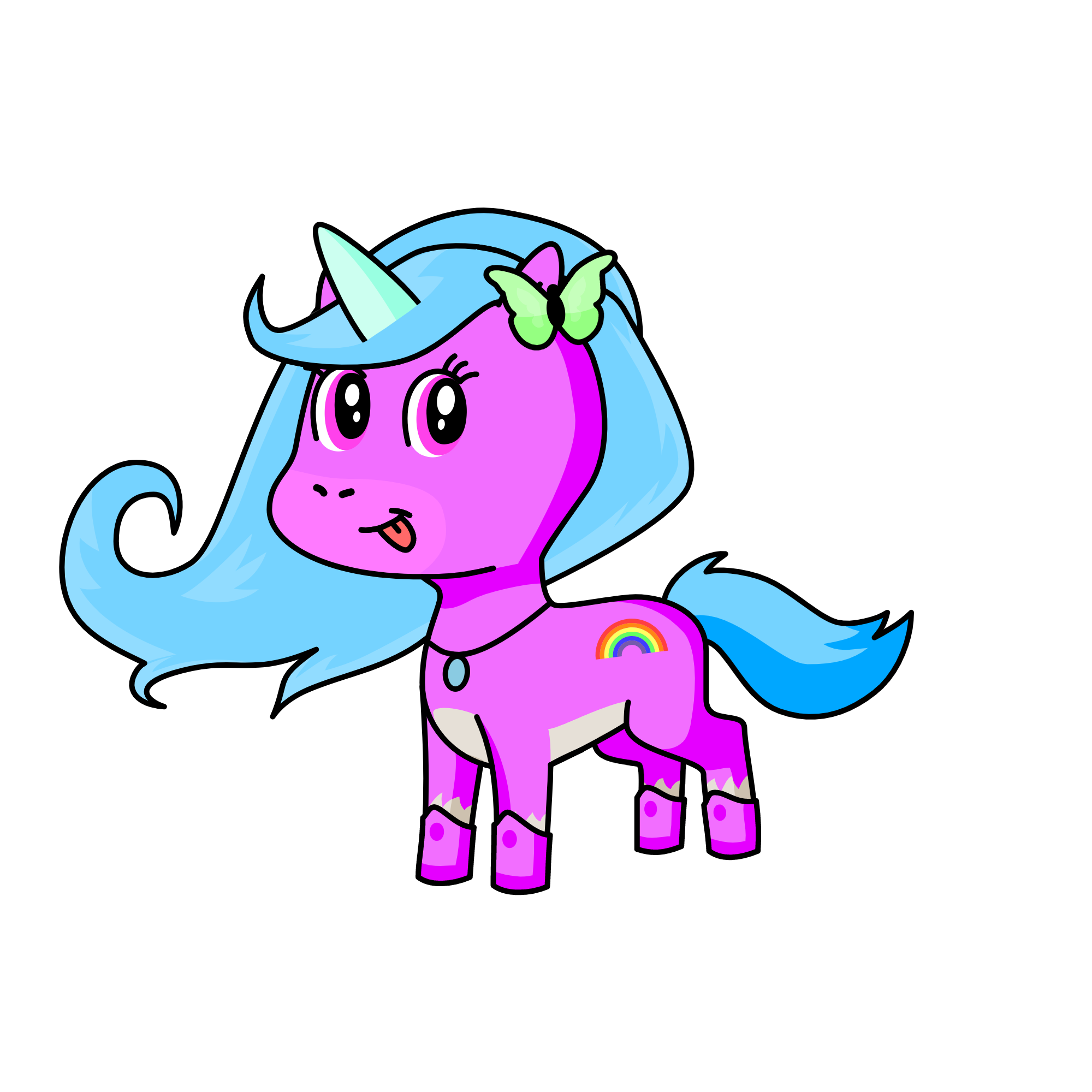Cotton Candy, the unicorn