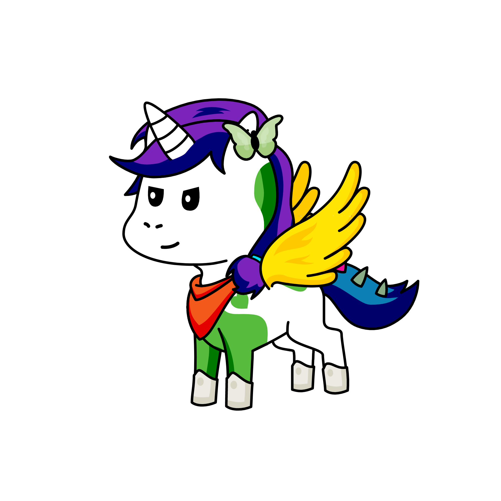 Ready, set, go!, the unicorn