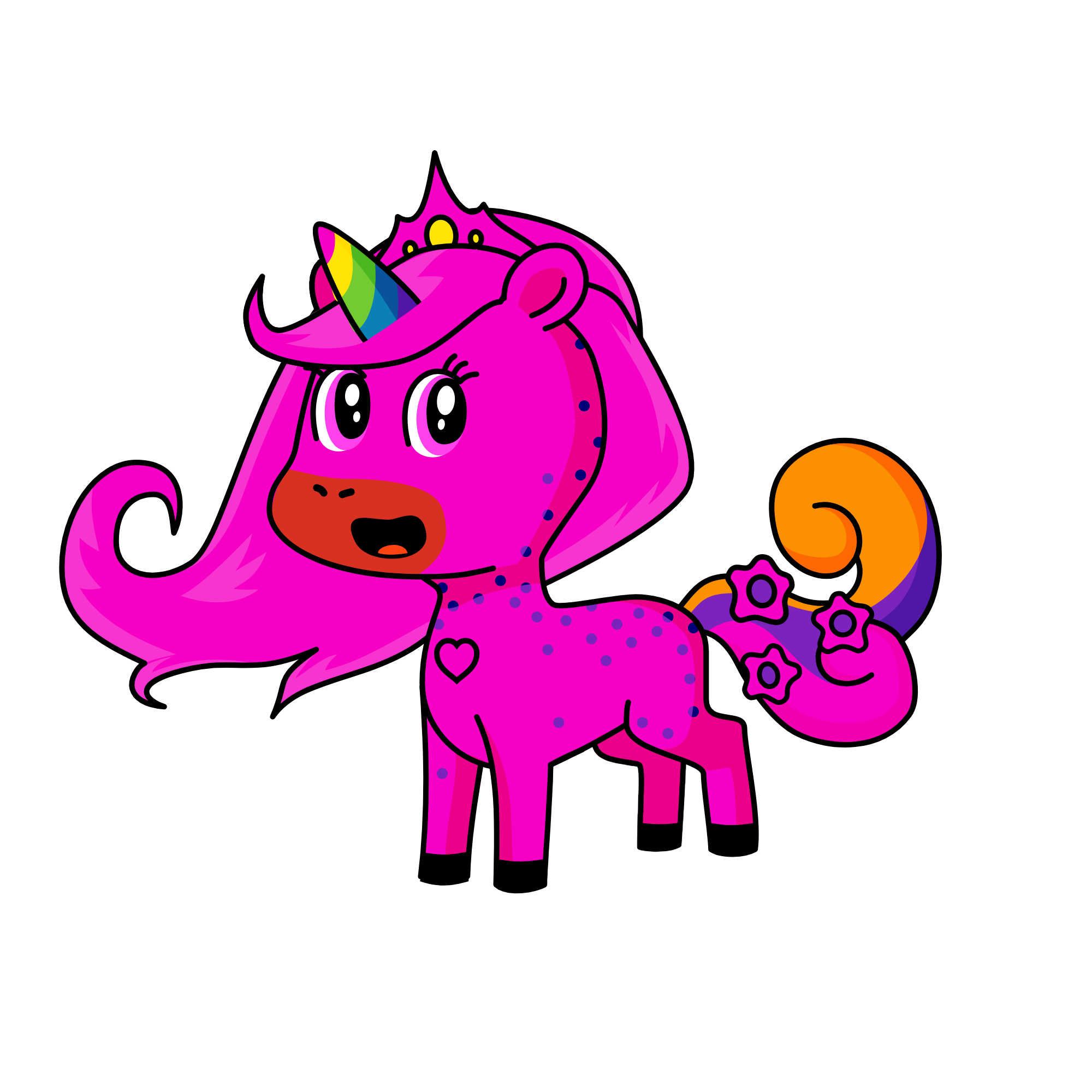 PINKY, the unicorn