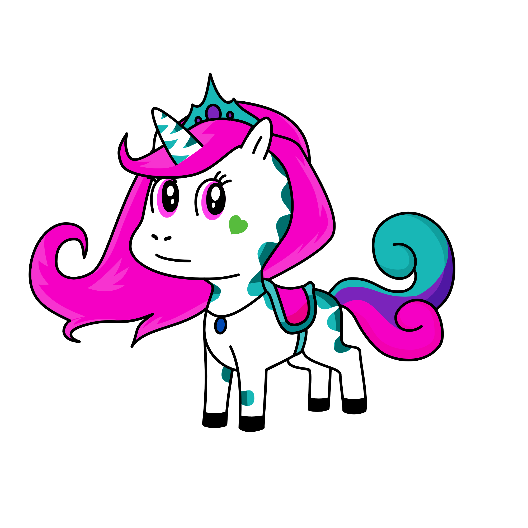 coldy Queen, the unicorn