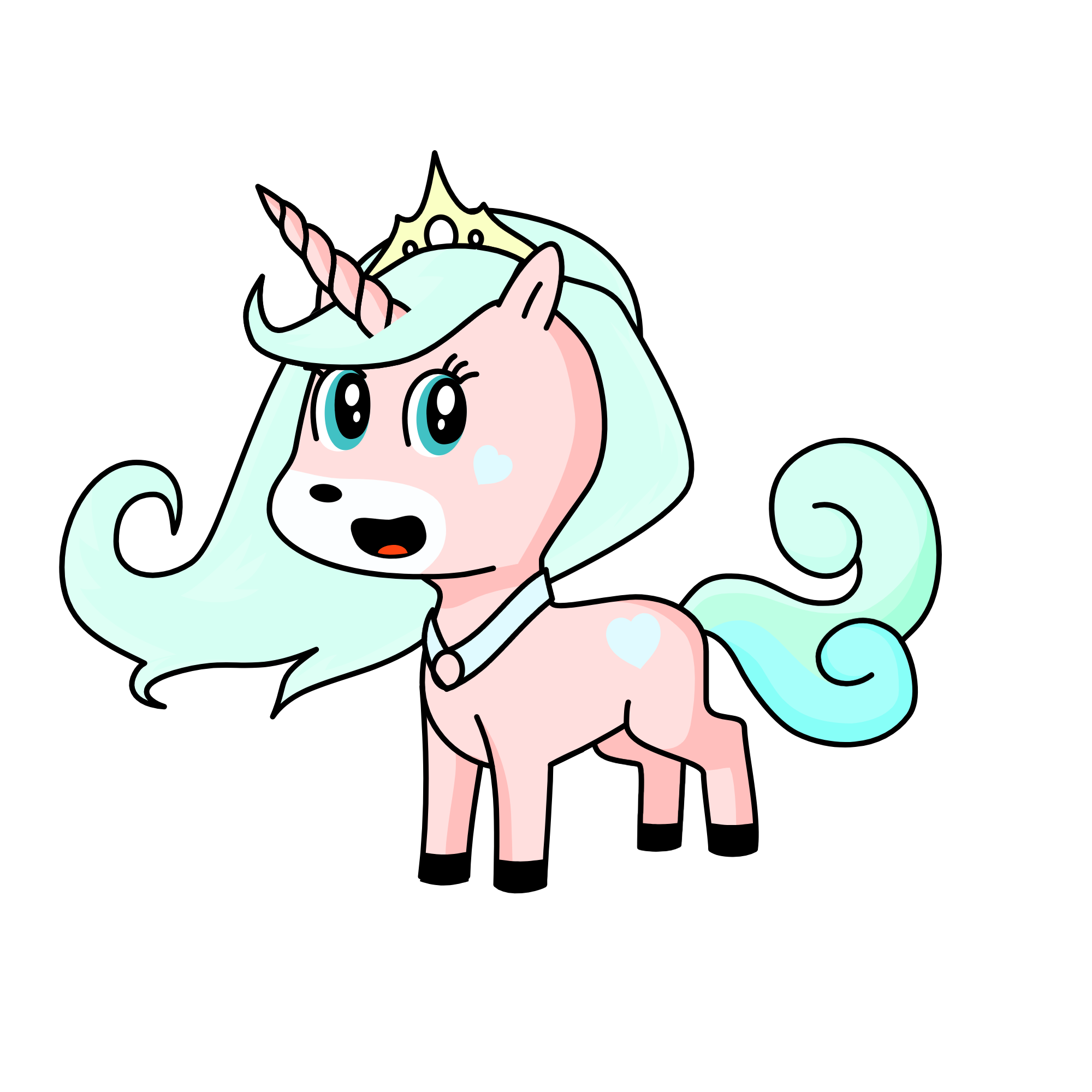 Pastel, the unicorn