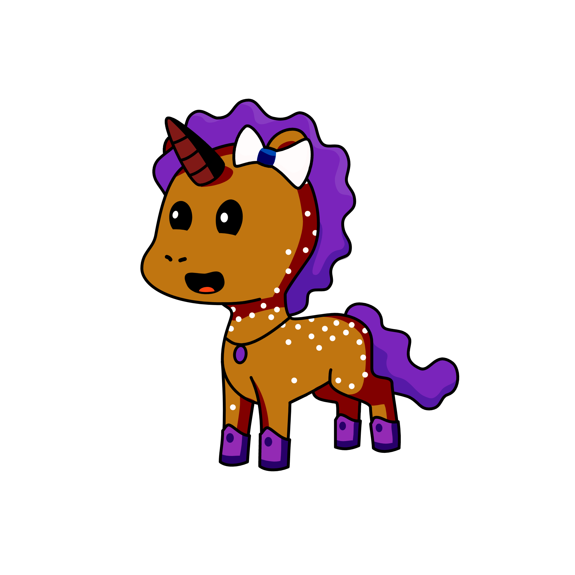 Kinda like a person i dunno, the unicorn