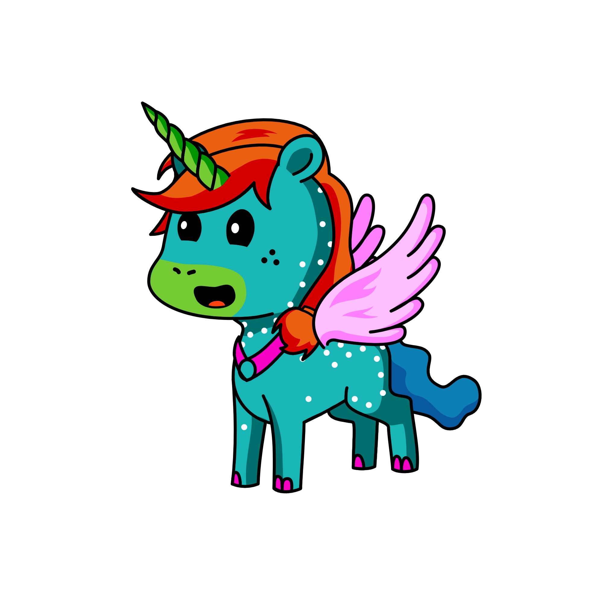 123, the unicorn