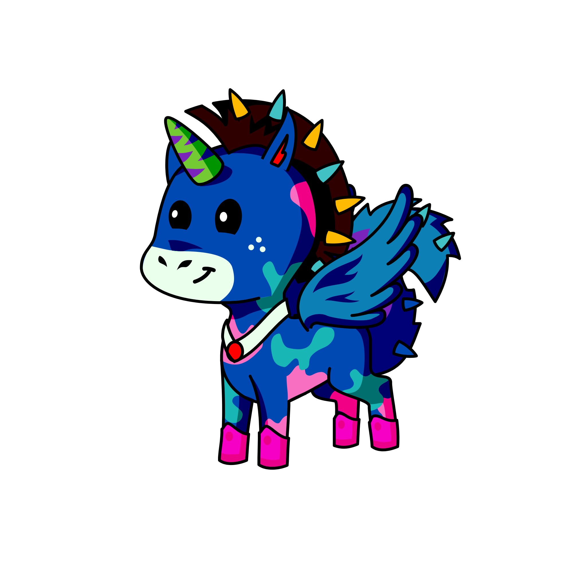 Pop, the unicorn