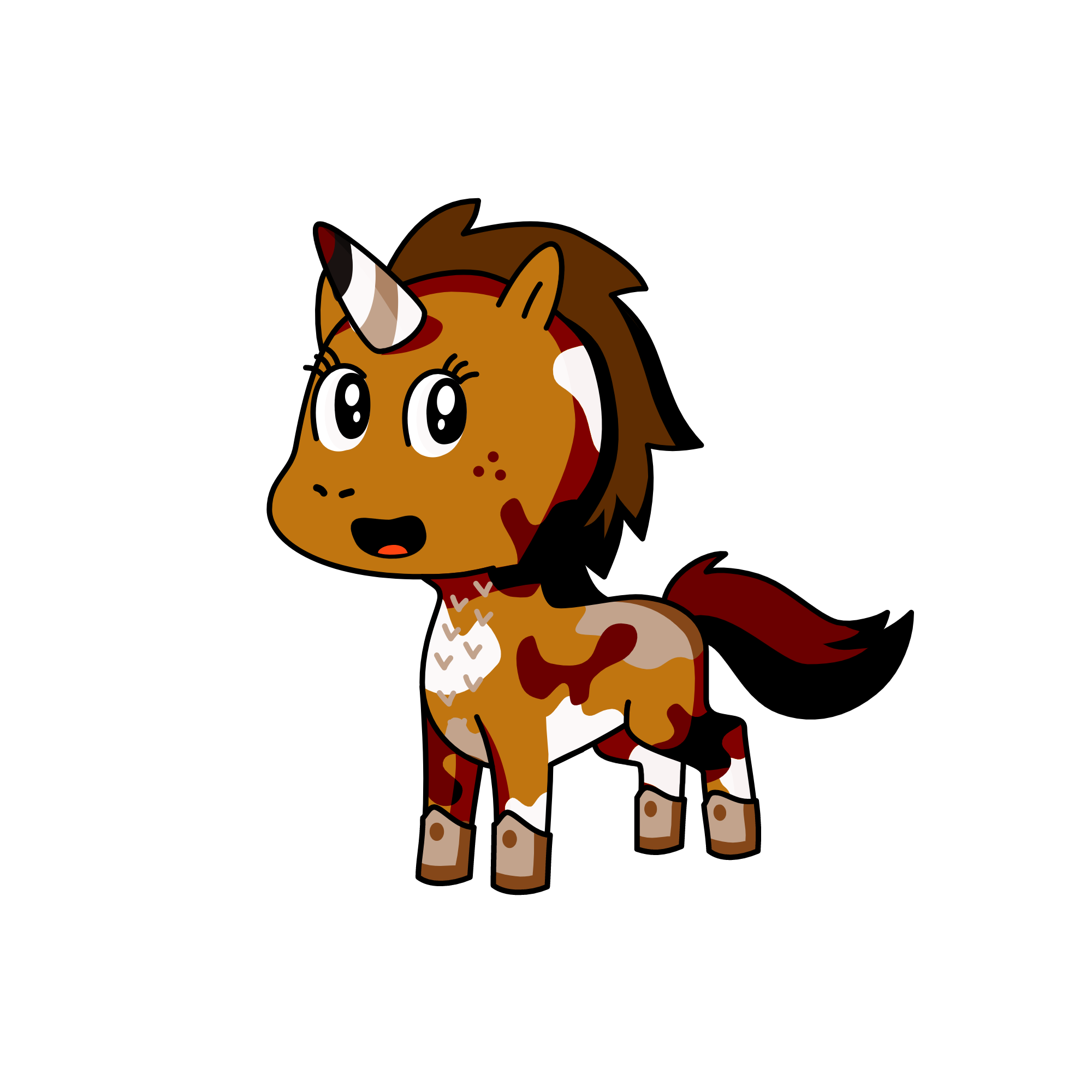 Chocolate Smoothie , the unicorn