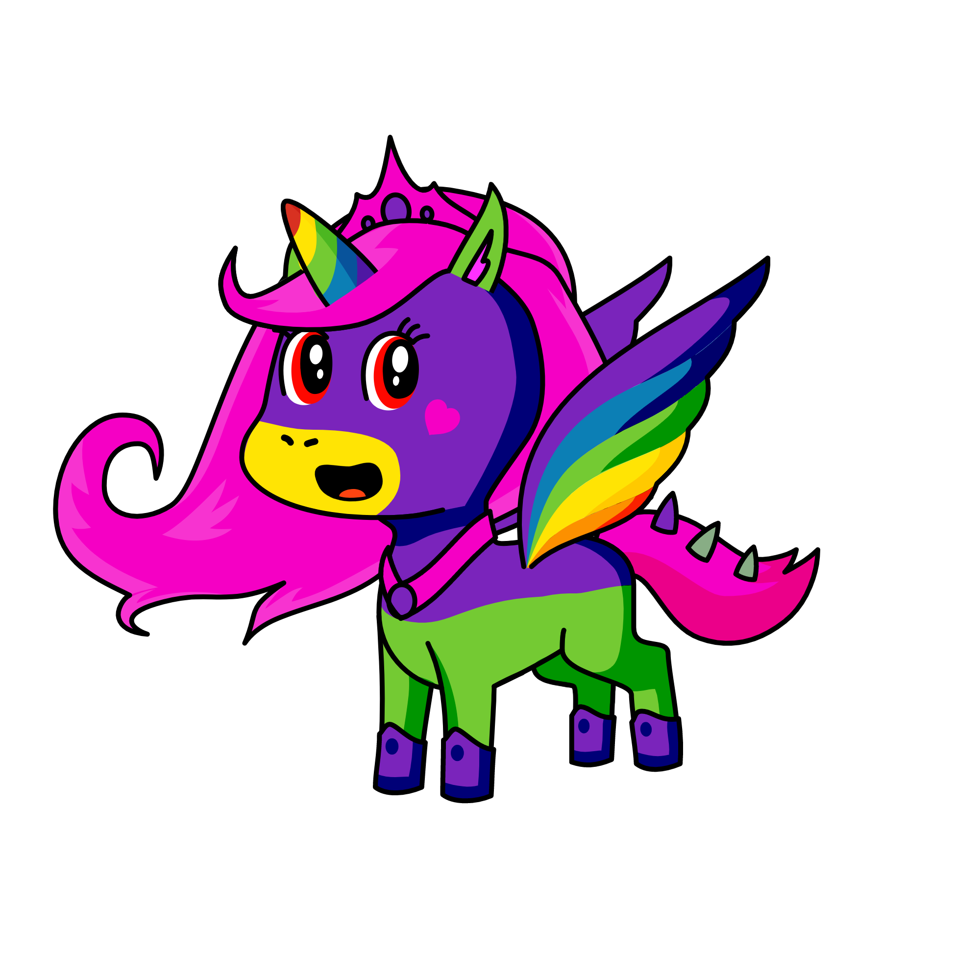 Rain-Bowara, the unicorn