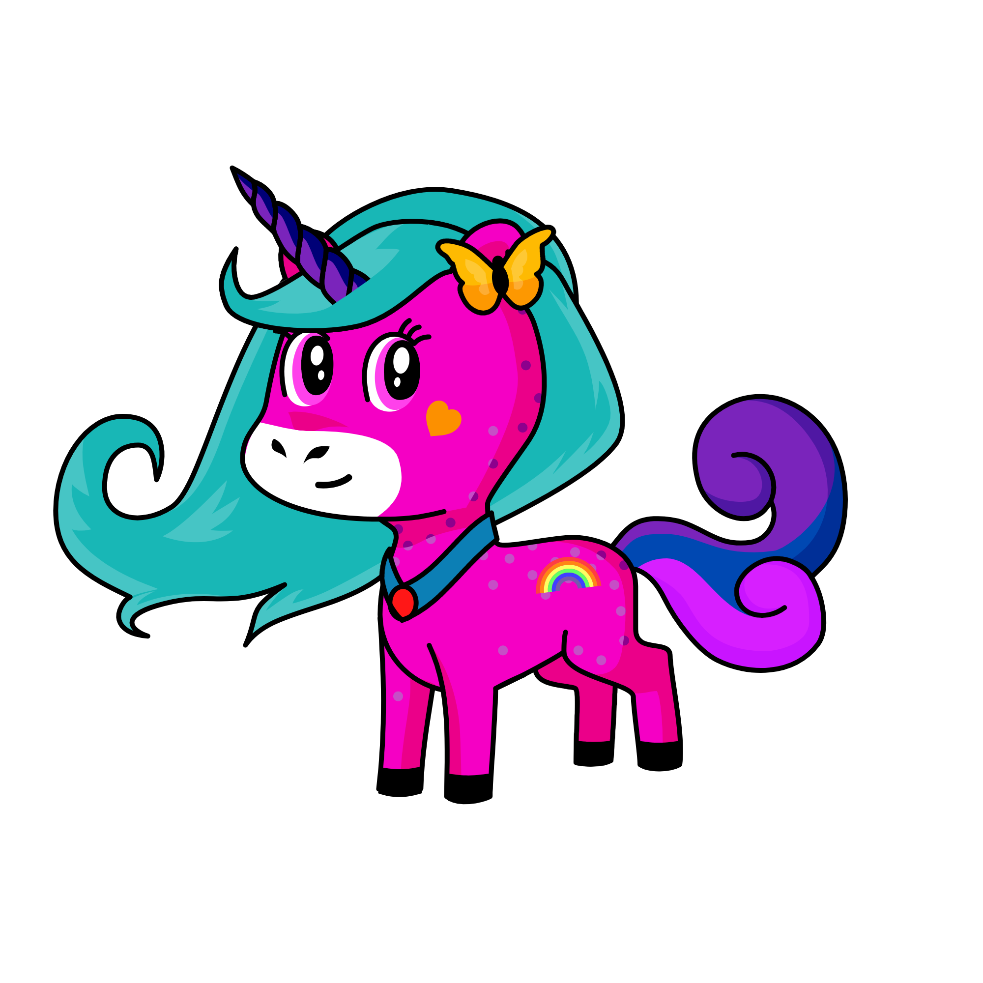 Cutie, the unicorn