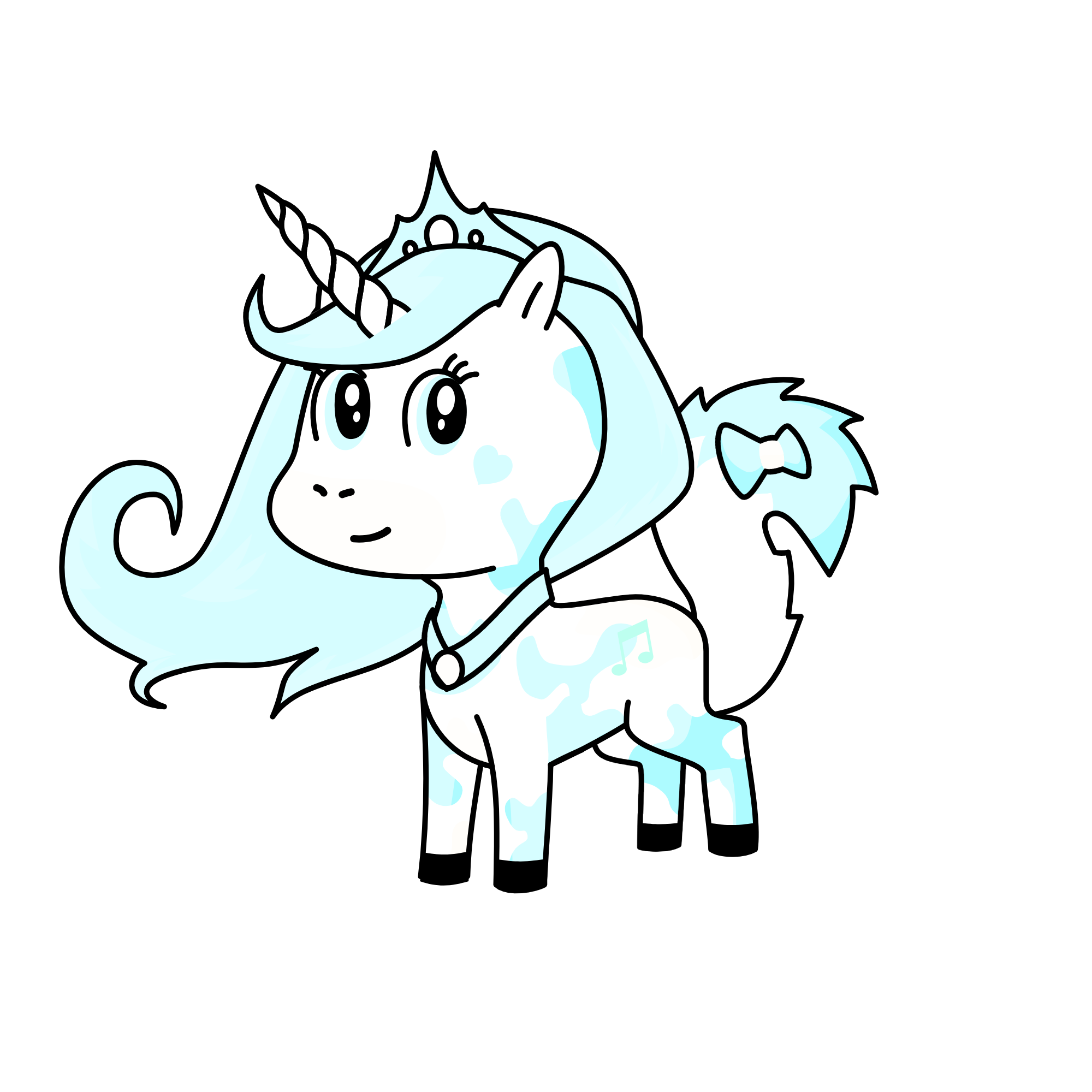🧊, the unicorn