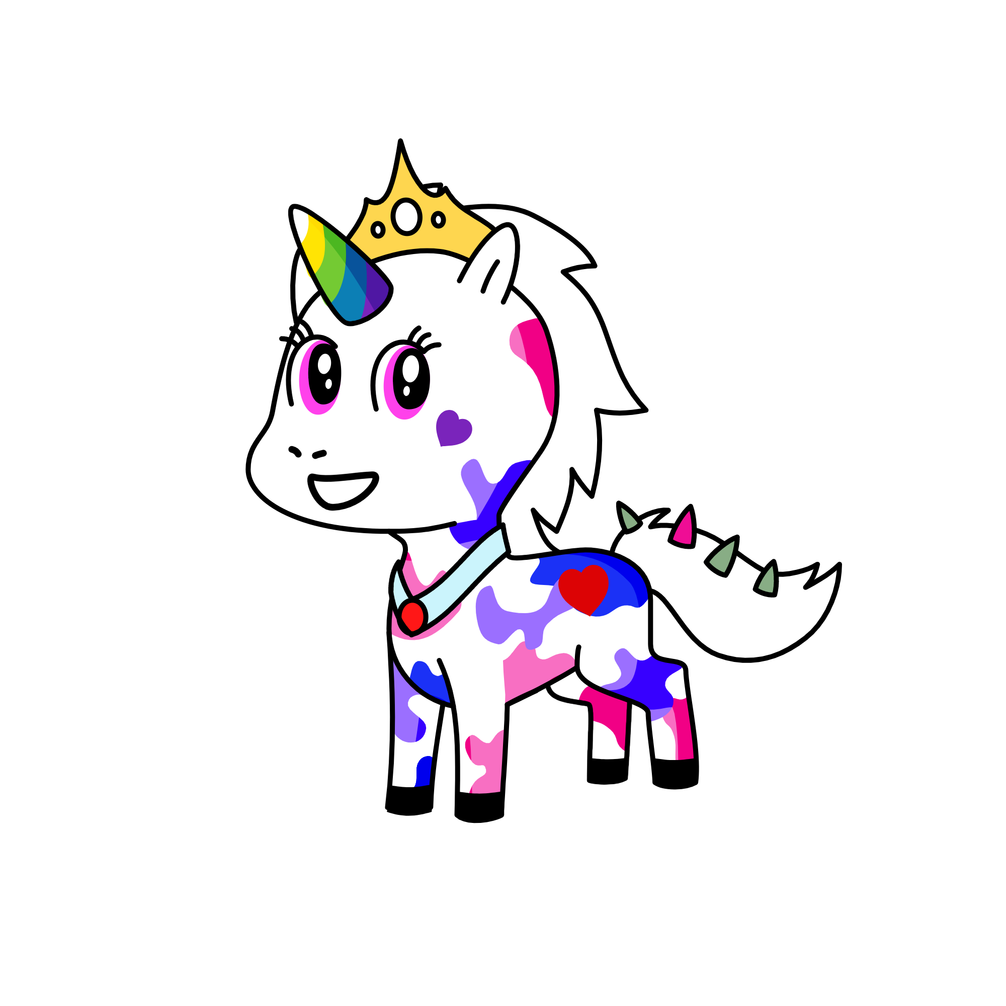 peacey, the unicorn