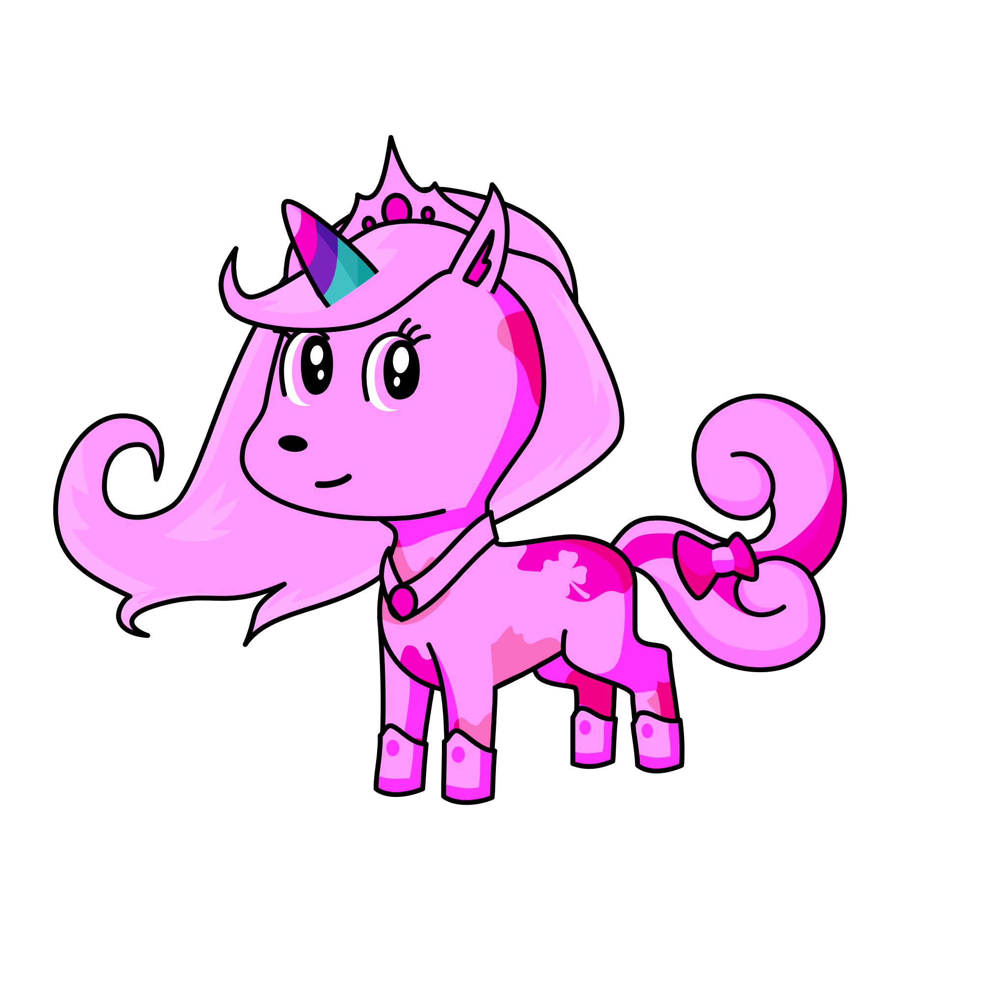 Bubbles , the unicorn