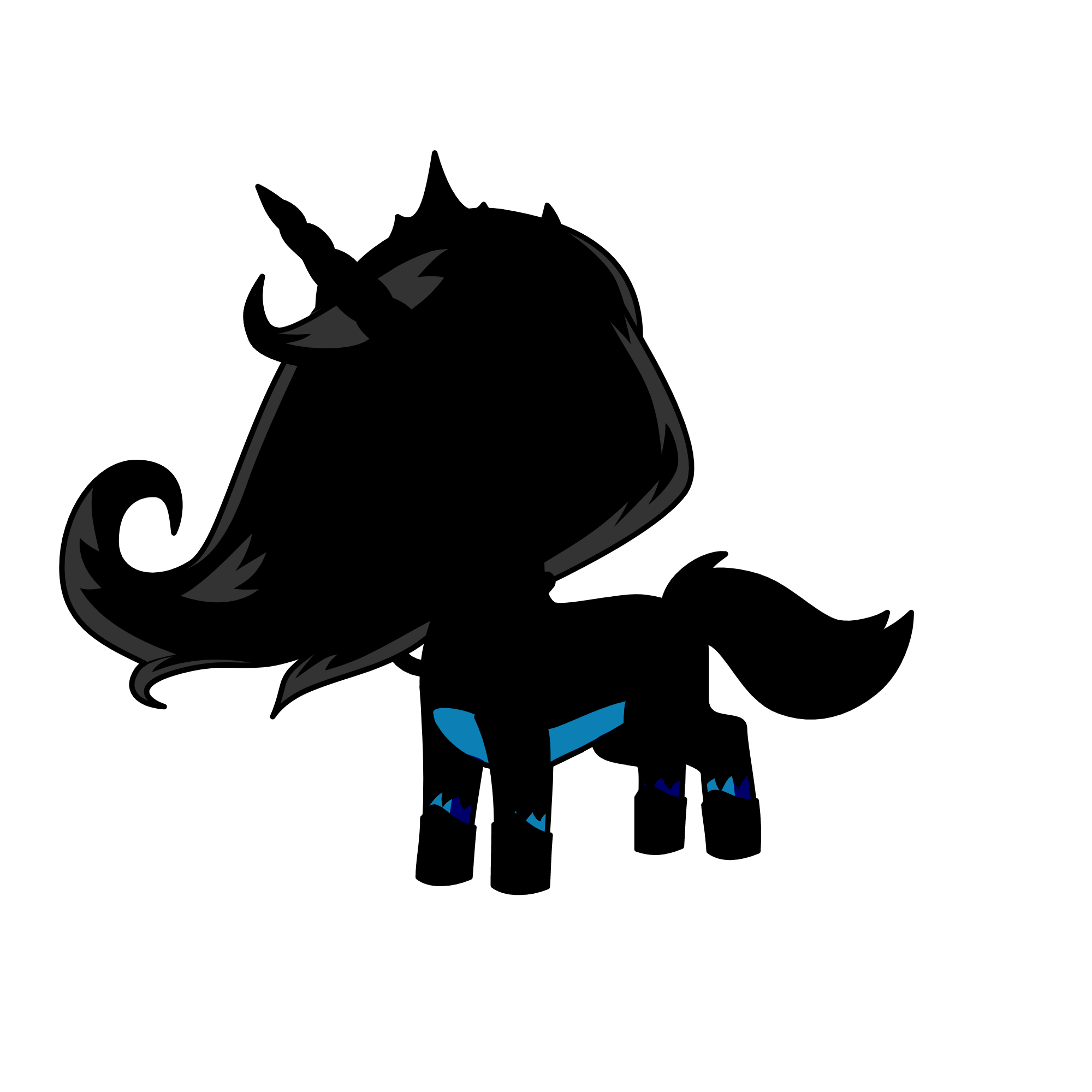 Nightwing, the unicorn
