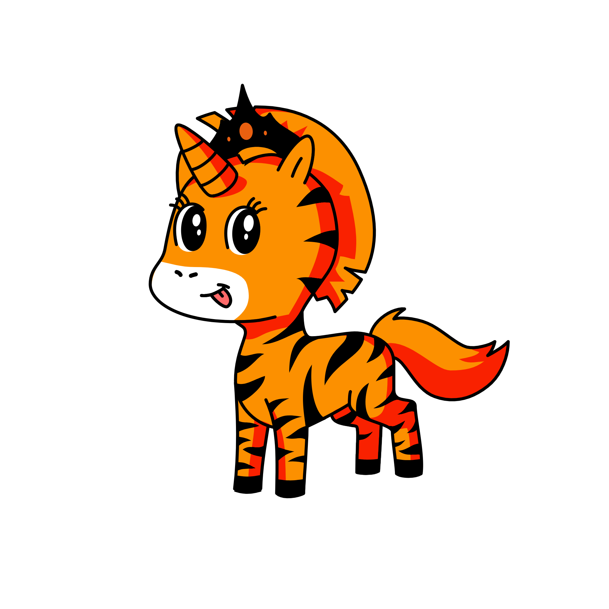 Tiger Queen, the unicorn