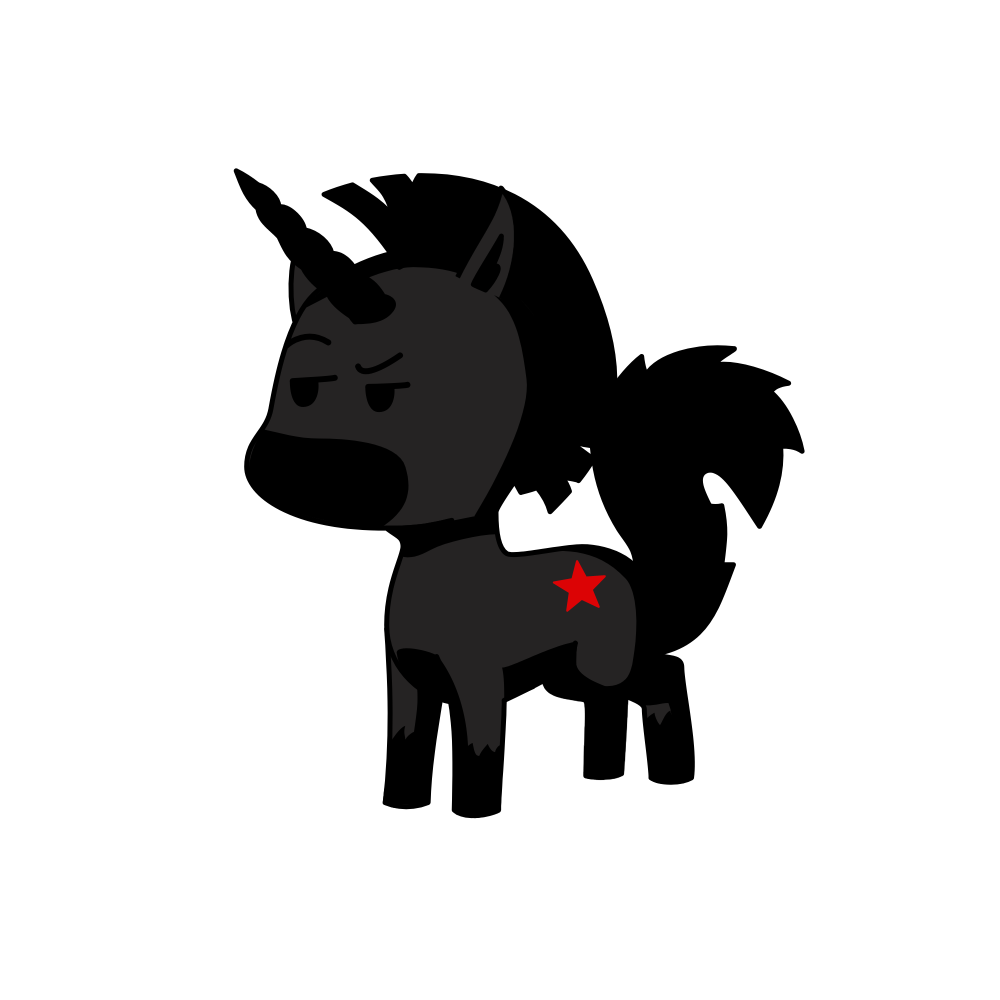 Shadow, the unicorn