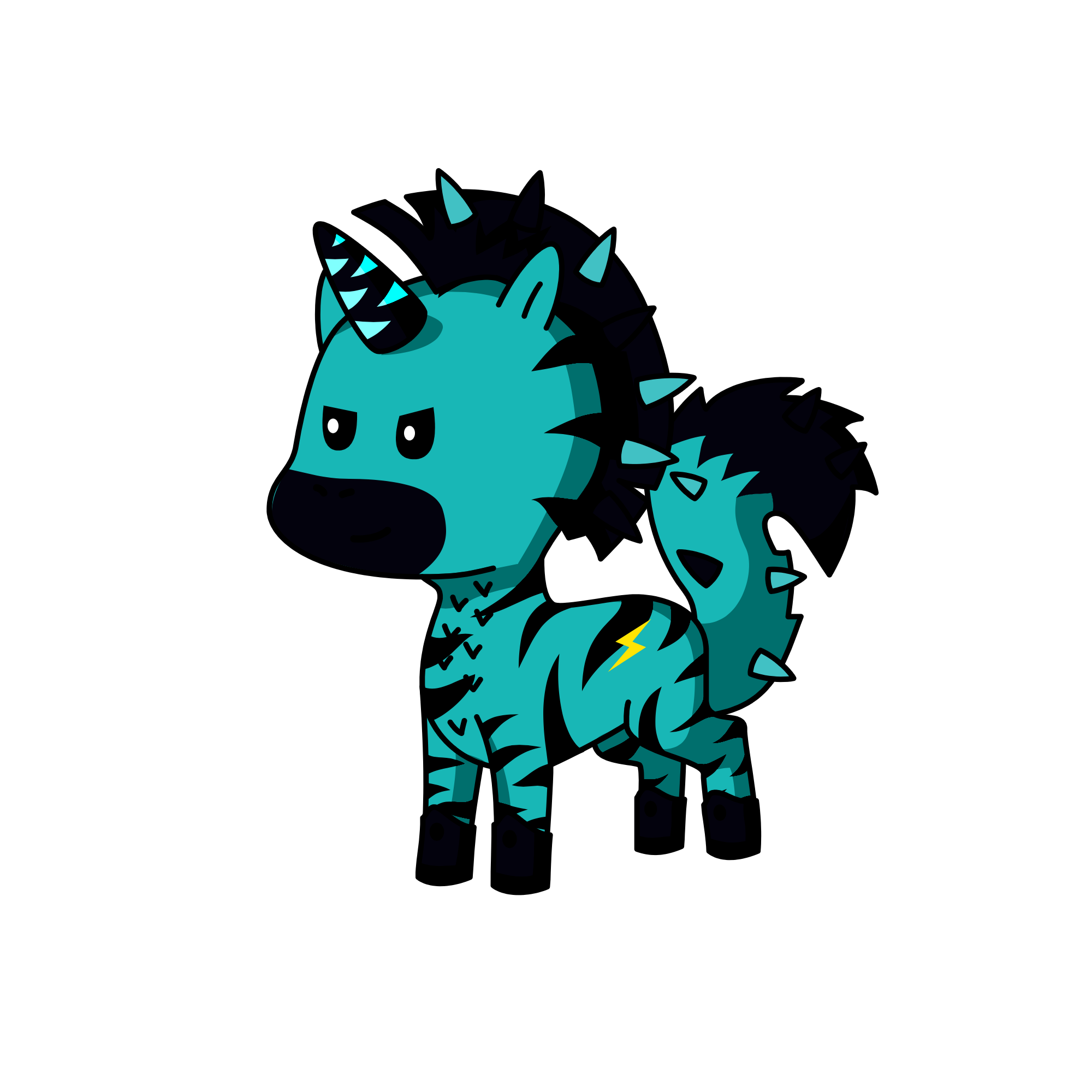 Spike spiker, the unicorn