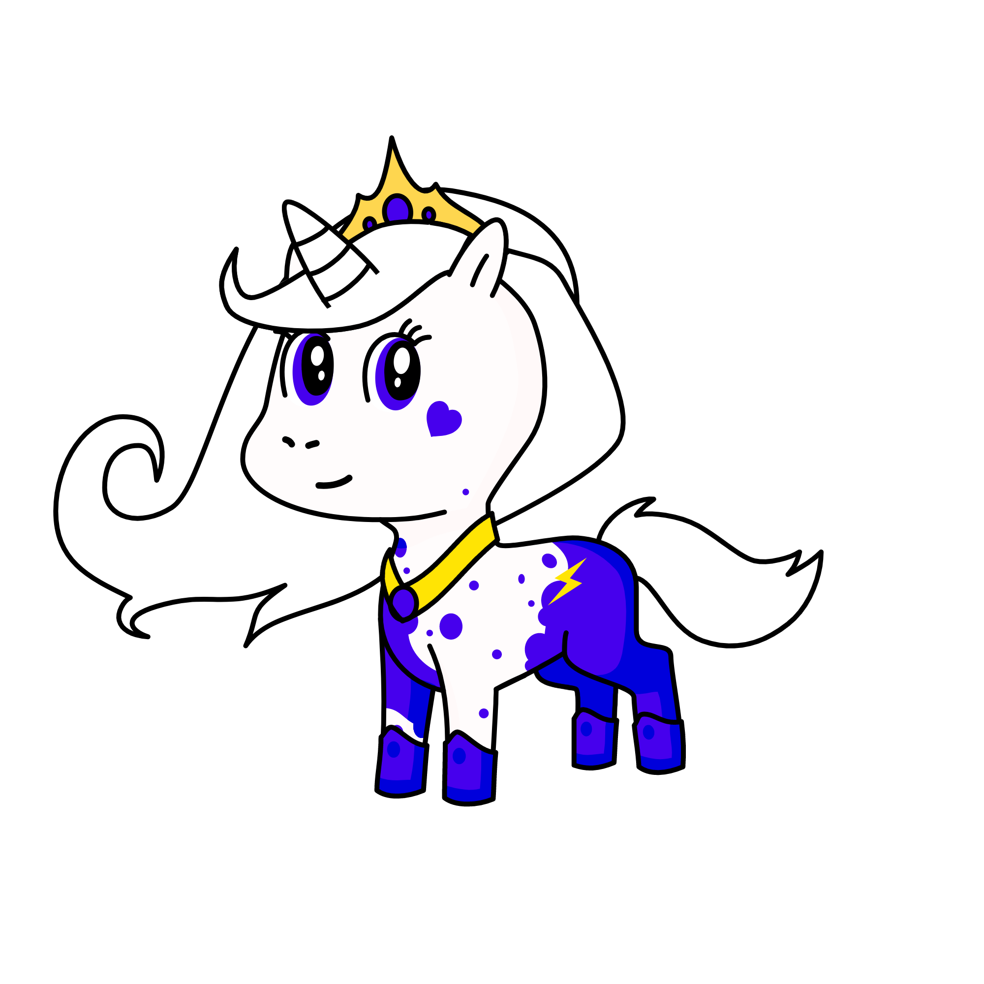 Cloud 1, the unicorn