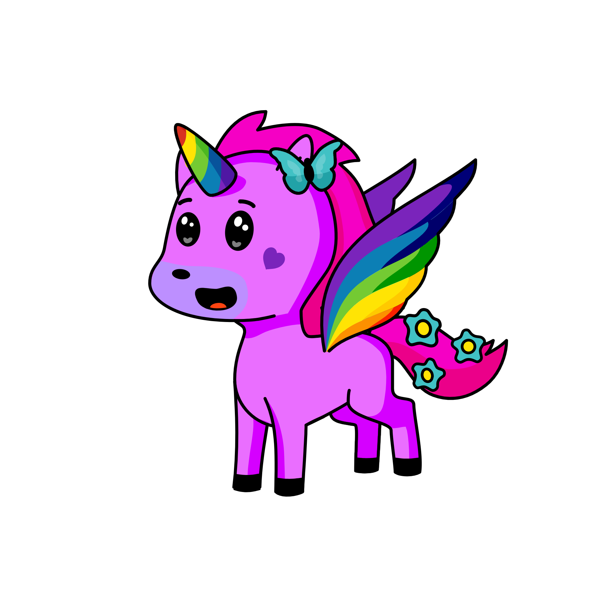 Pinkie, the unicorn