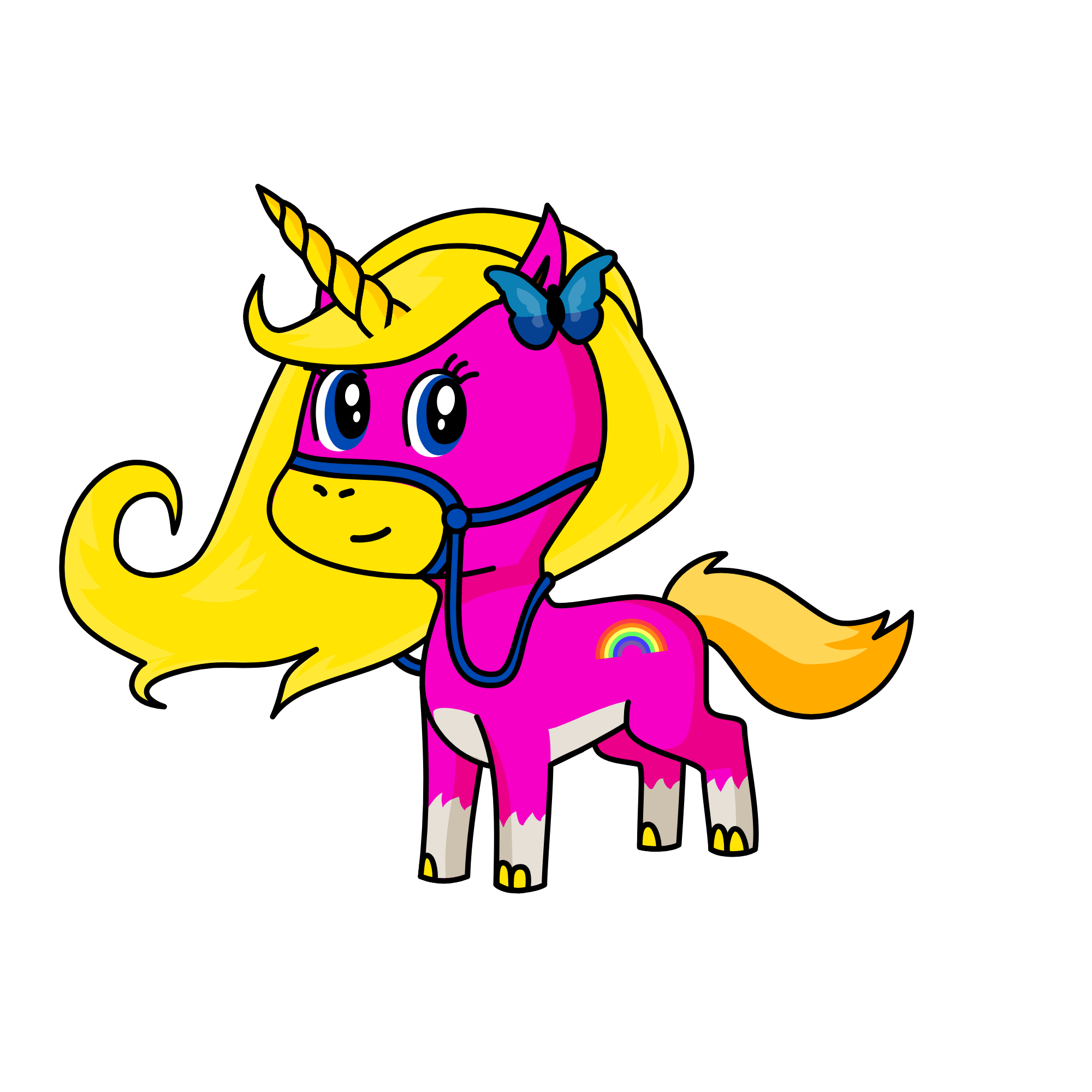 TEK BOYNUZLU KRALİÇE, the unicorn