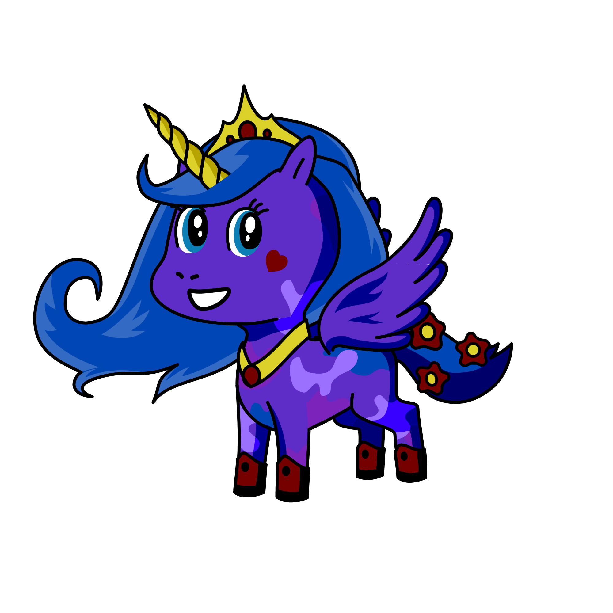 Lunar Flower, the unicorn