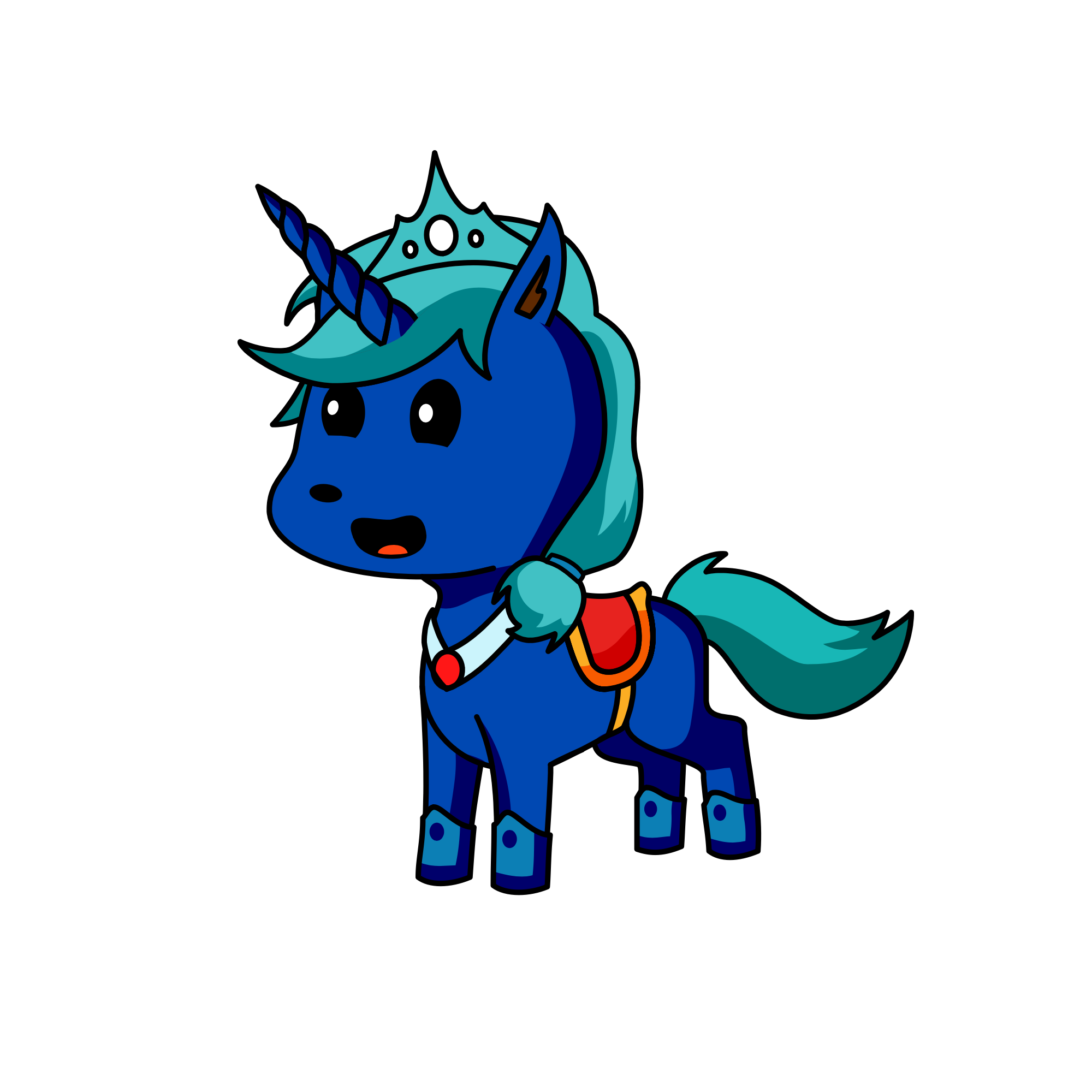 Snowy, the unicorn