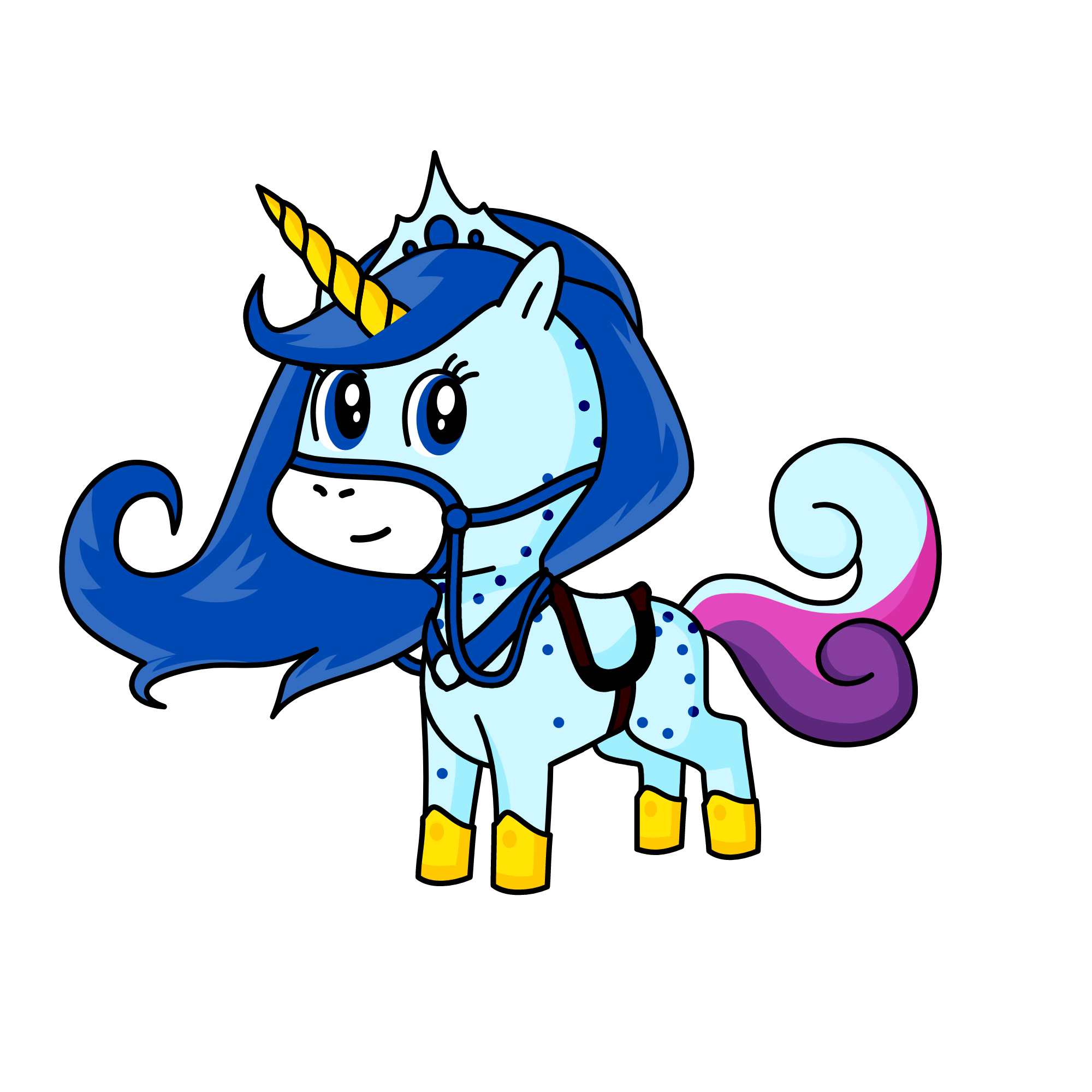 winter, the unicorn