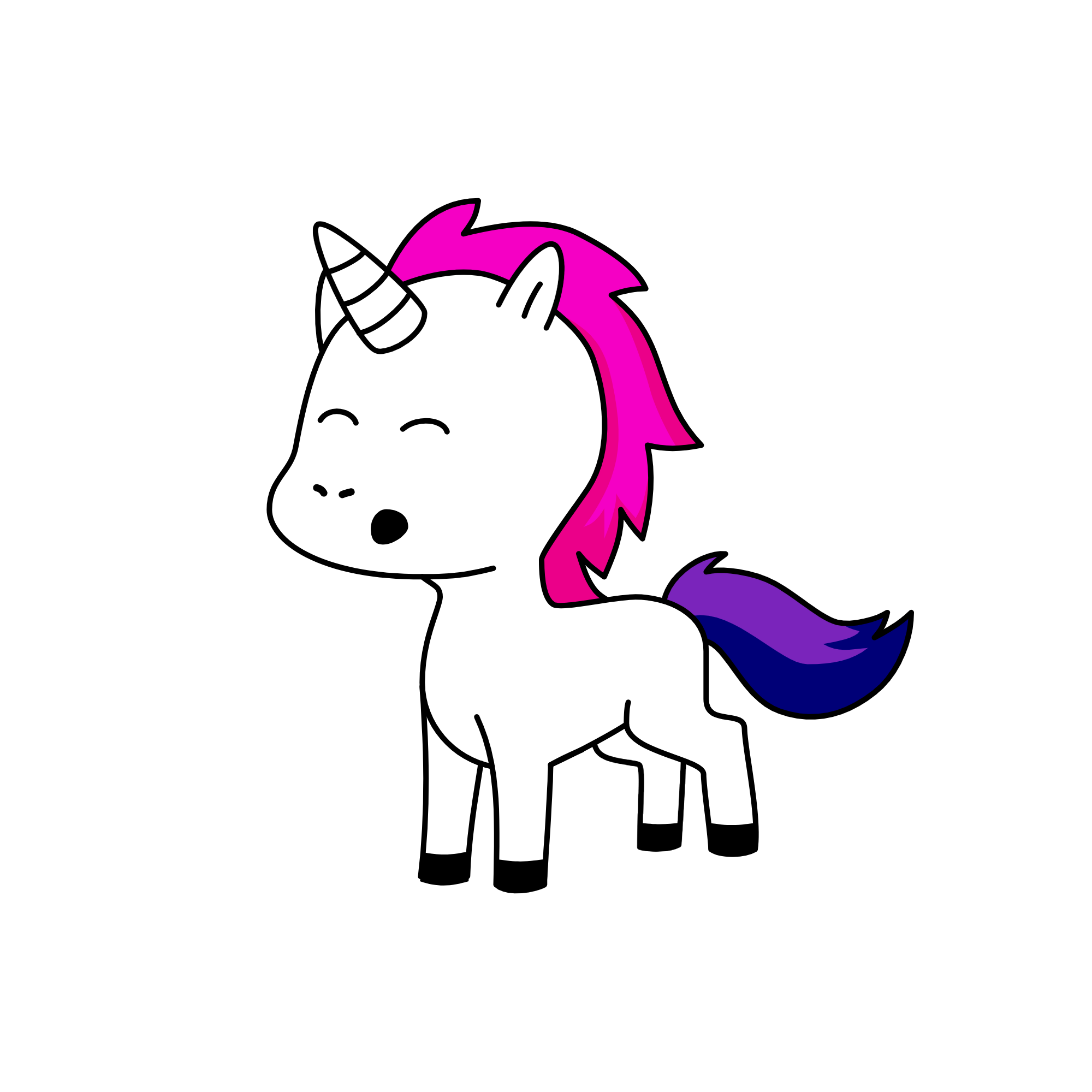 Yawny, the unicorn