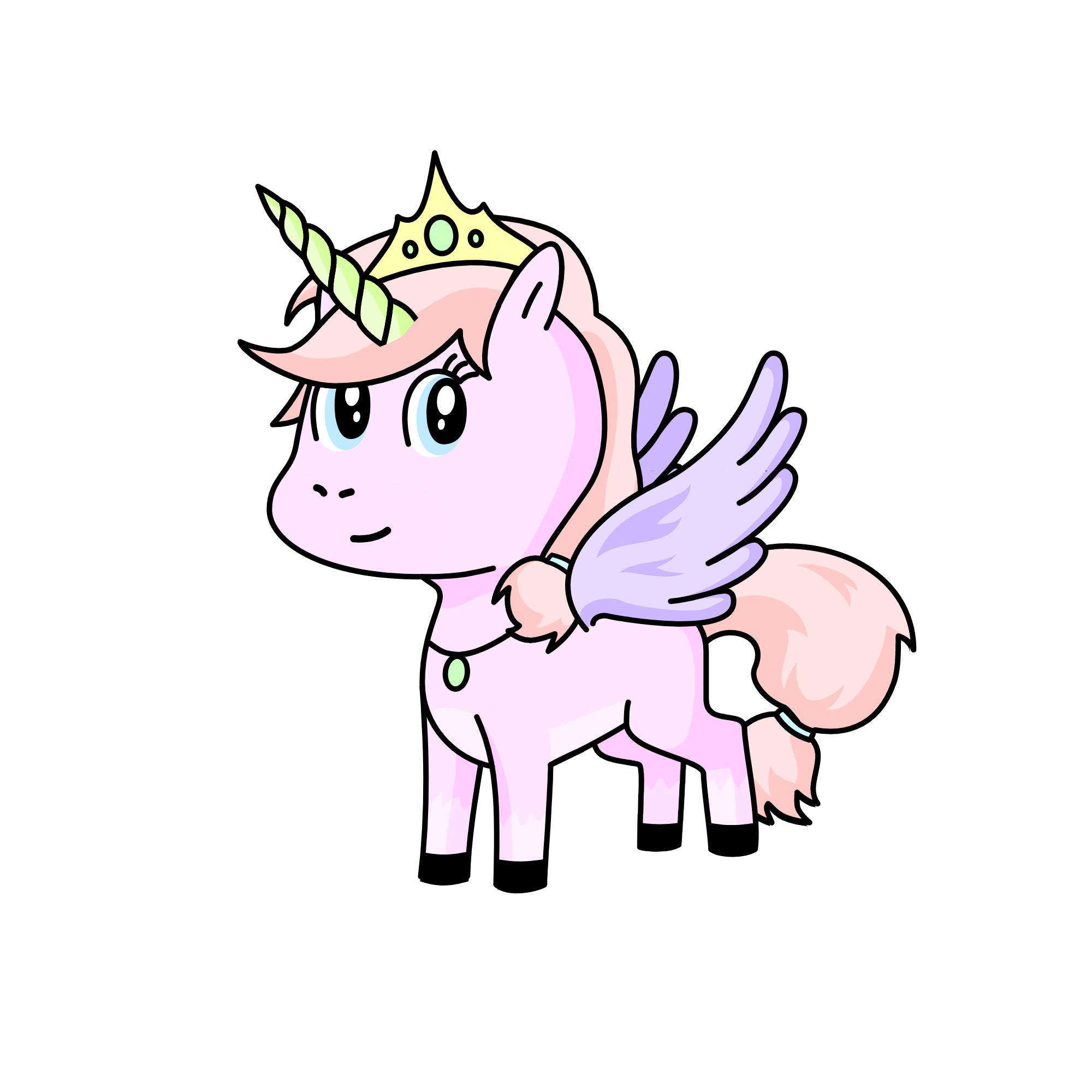 Candy, the unicorn