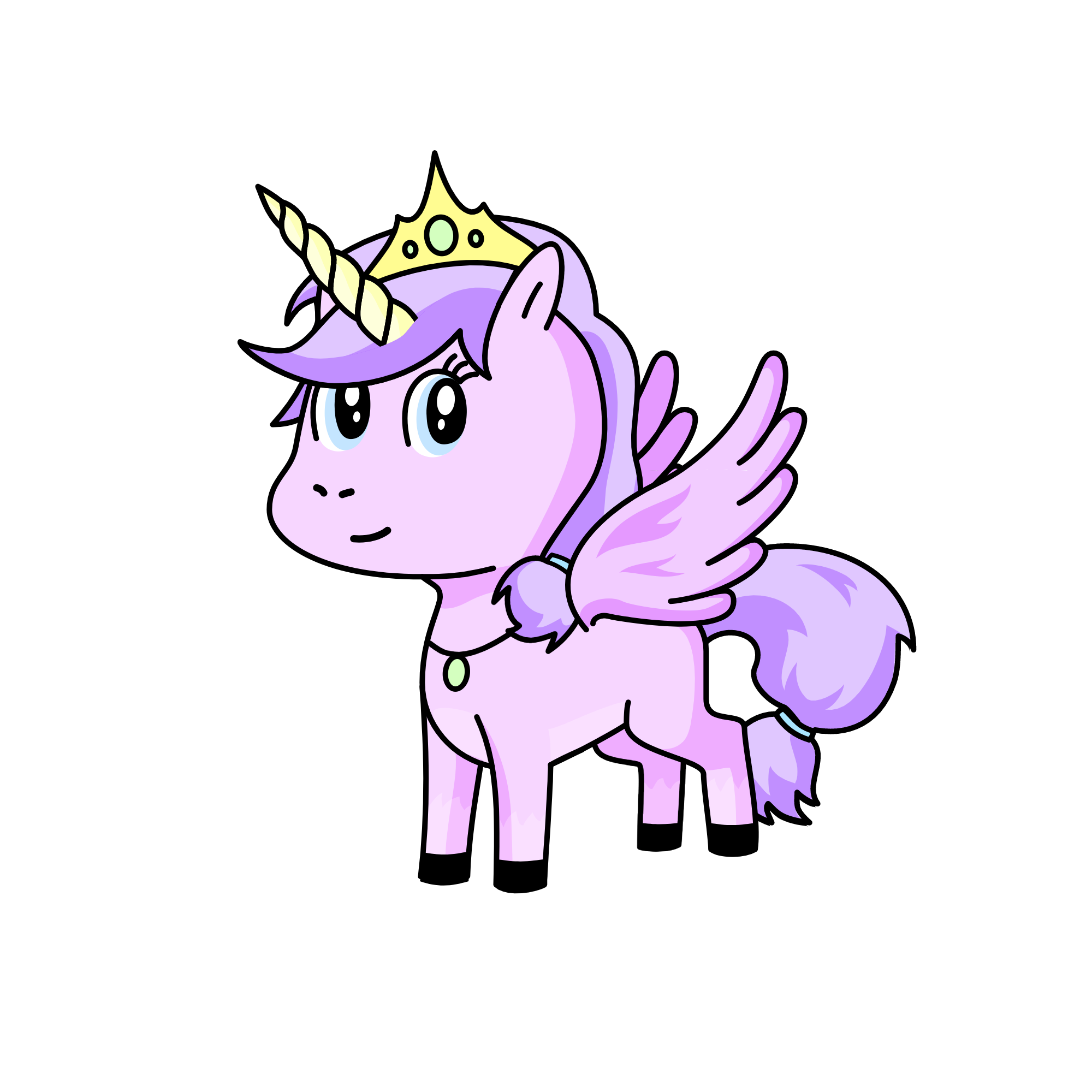 Candy, the unicorn