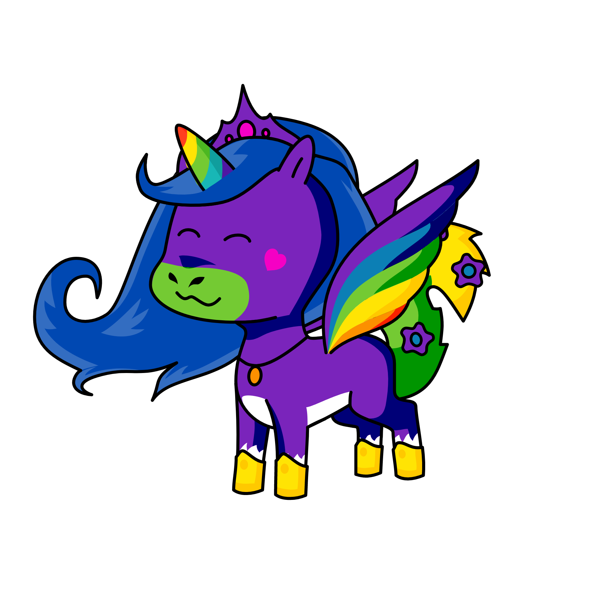 The Queen Bessica, the unicorn