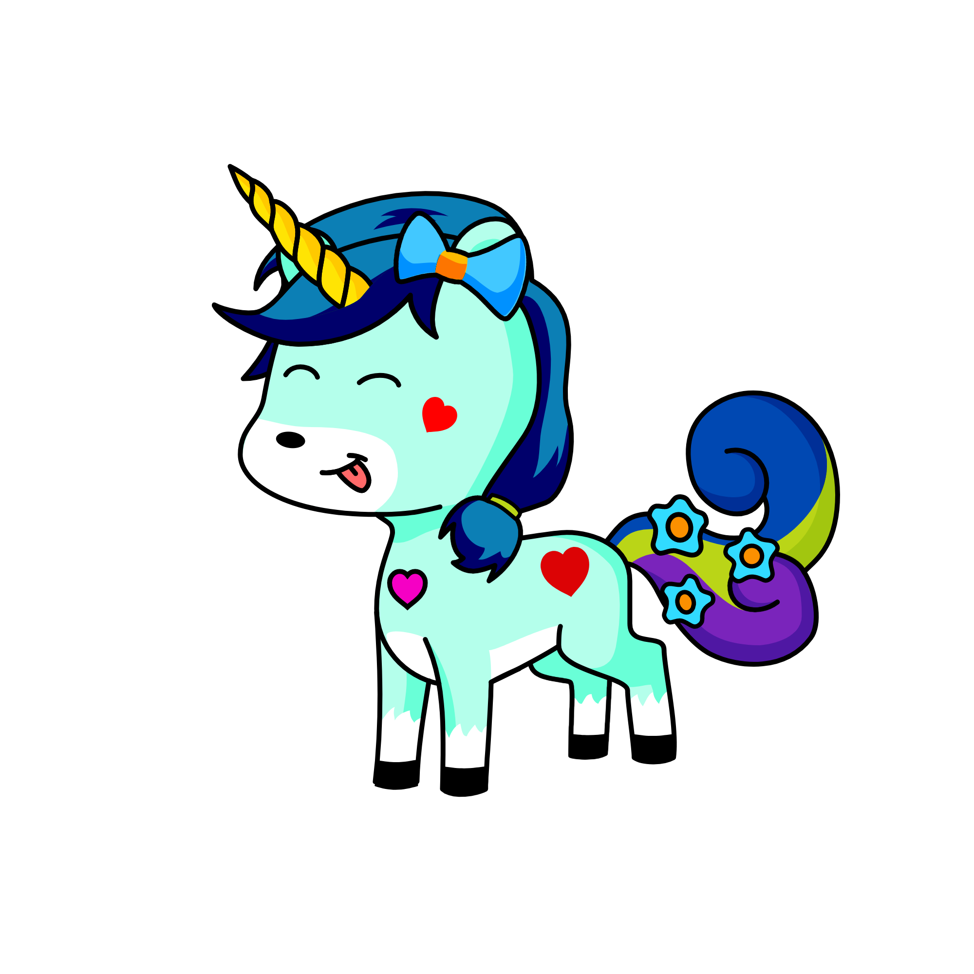 heart, the unicorn