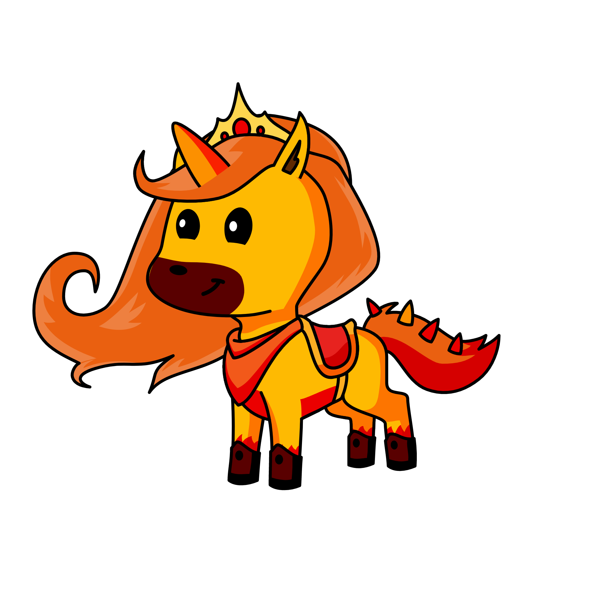 Fire Princess , the unicorn