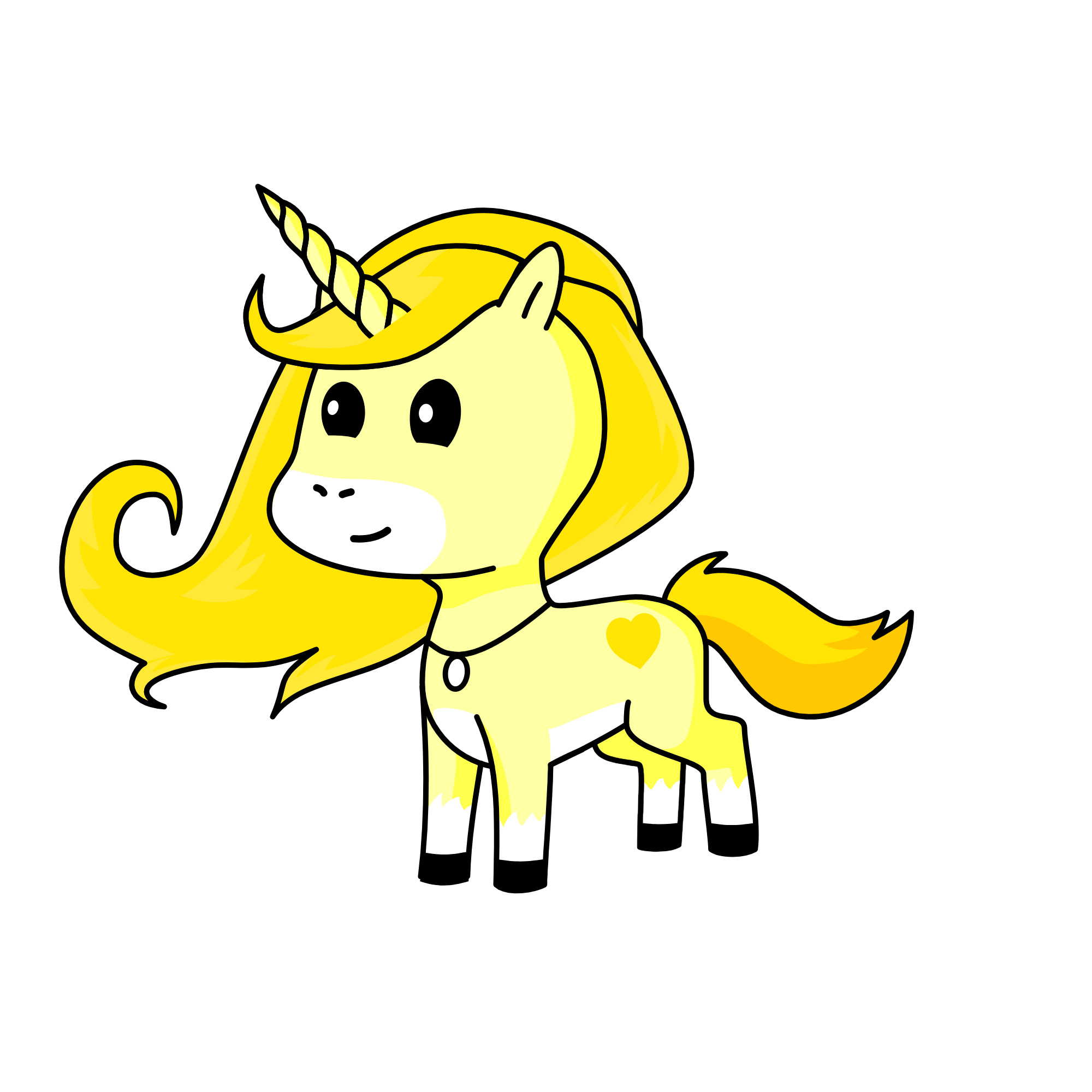 Amber, the unicorn