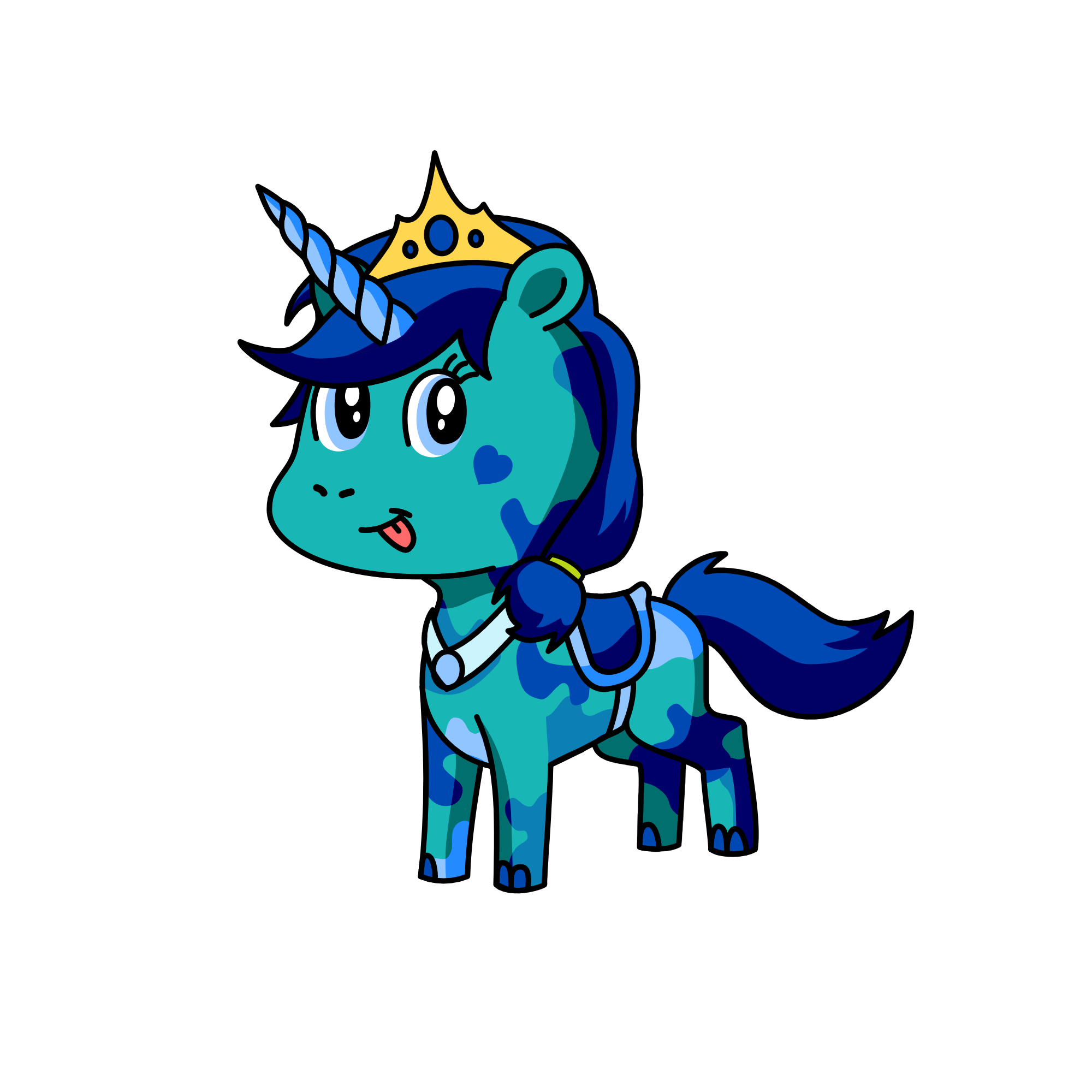 Water Princess , the unicorn