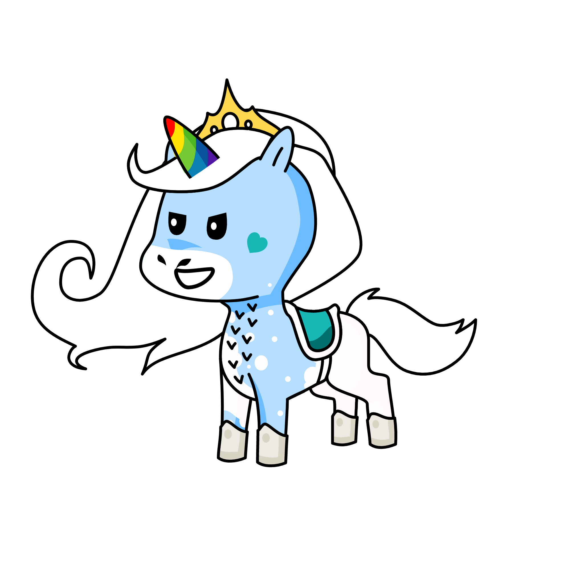 Cloud Princess, the unicorn