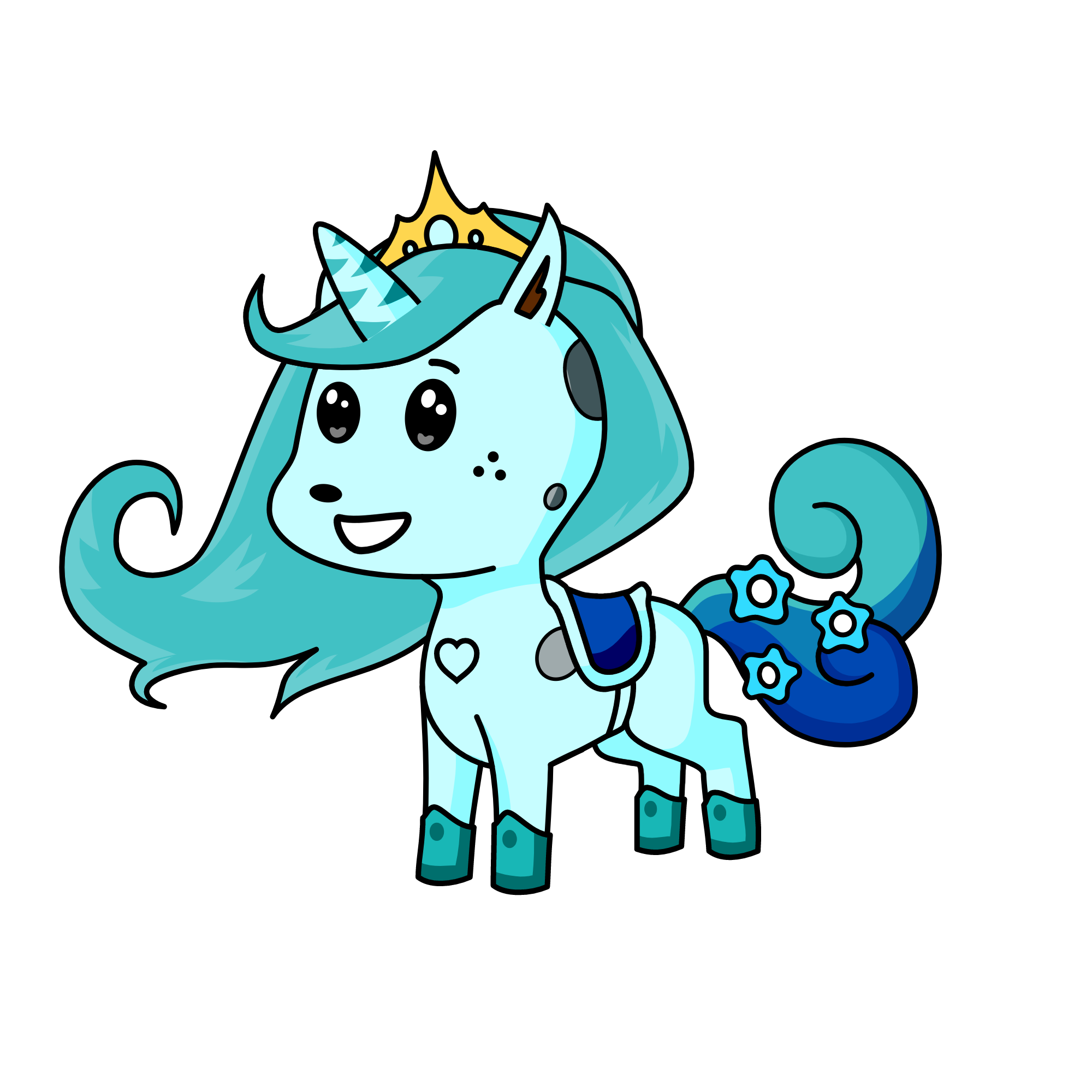 Ice Princess, the unicorn
