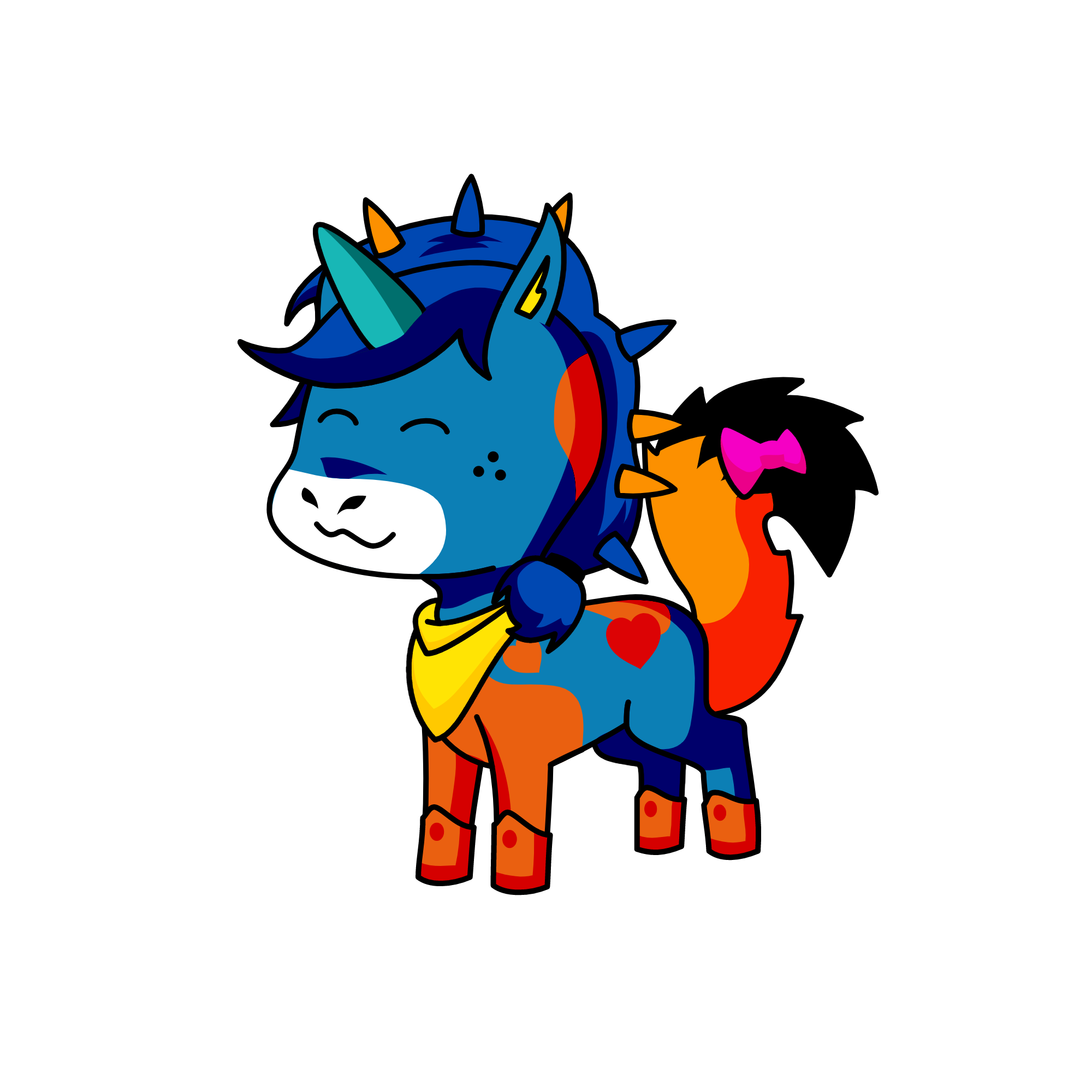 Random, the unicorn
